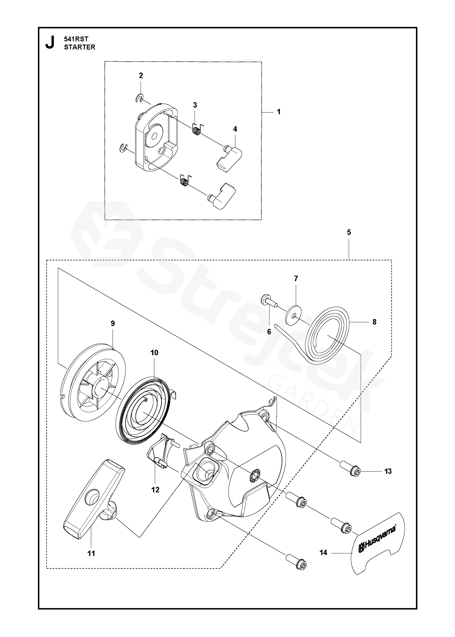 Spare Parts Partlist Rst Rst Starter Sgarden Cz