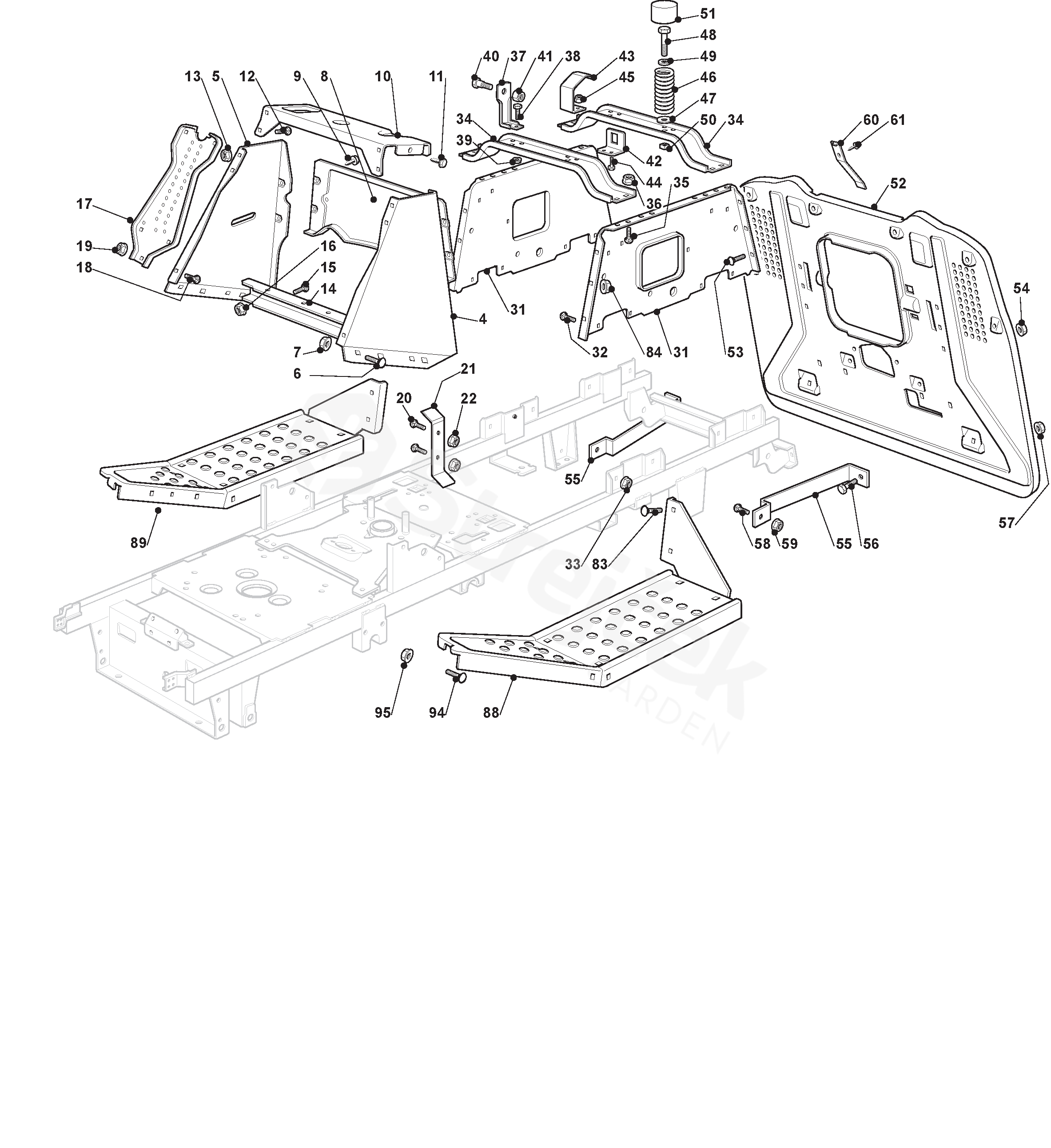 Spare Parts Partlist NJTP 92 Hydro NJTP 92 Hydro 2019 Chassis