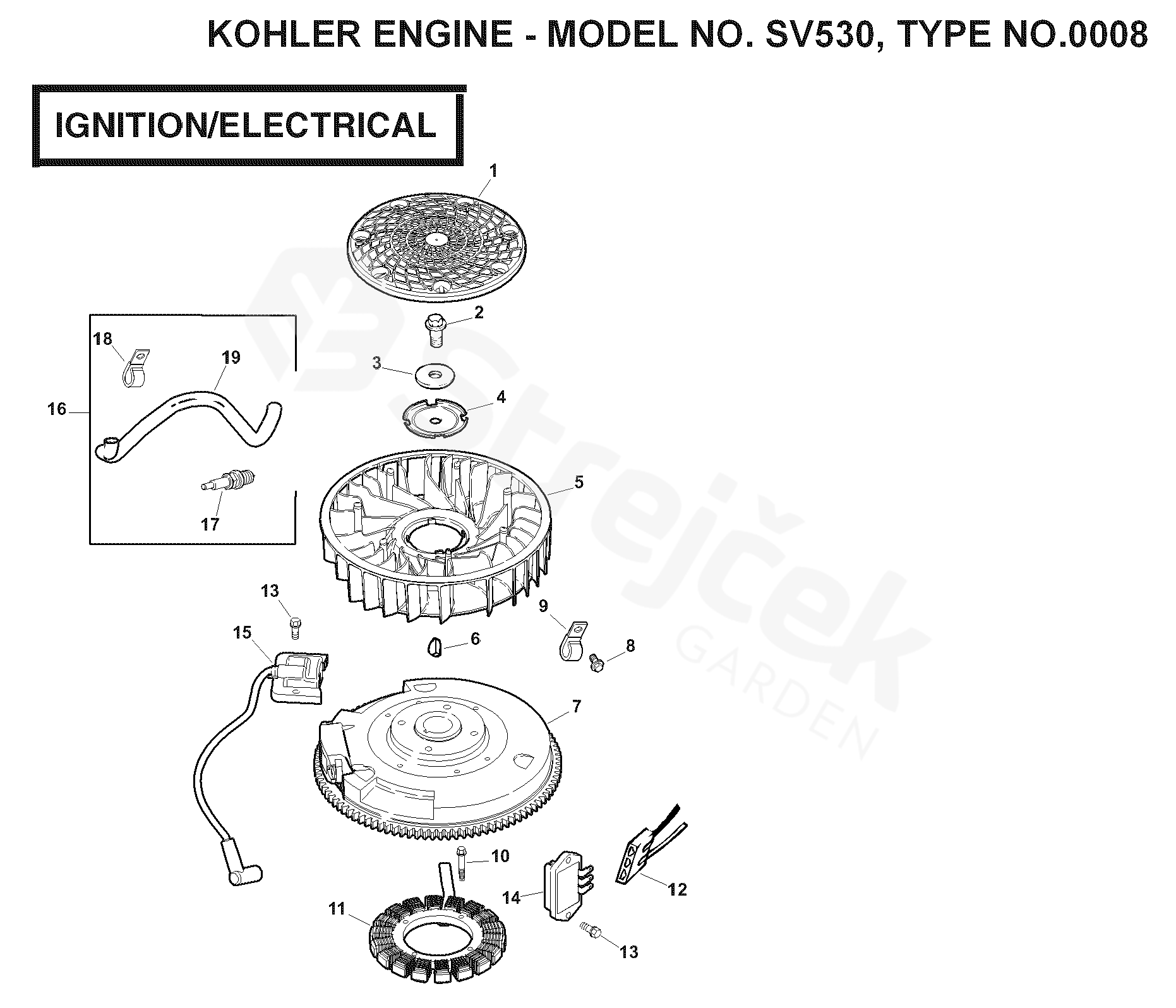 Spare Parts Partlist Kohler Engines Kohler Hp Sv