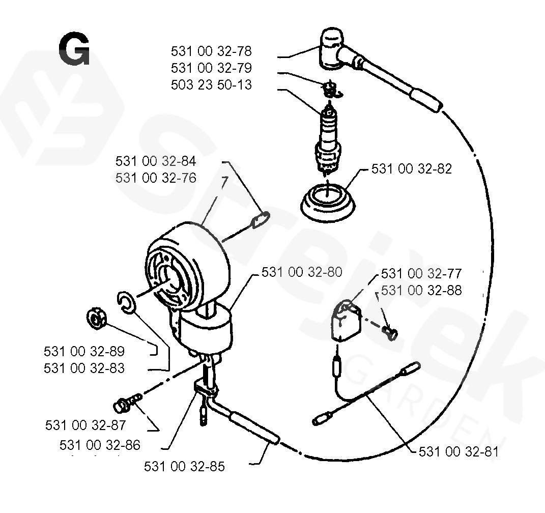 Spare parts - Partlist - 140 B 140 B, 1995-07 - IGNITION SYSTEM ...