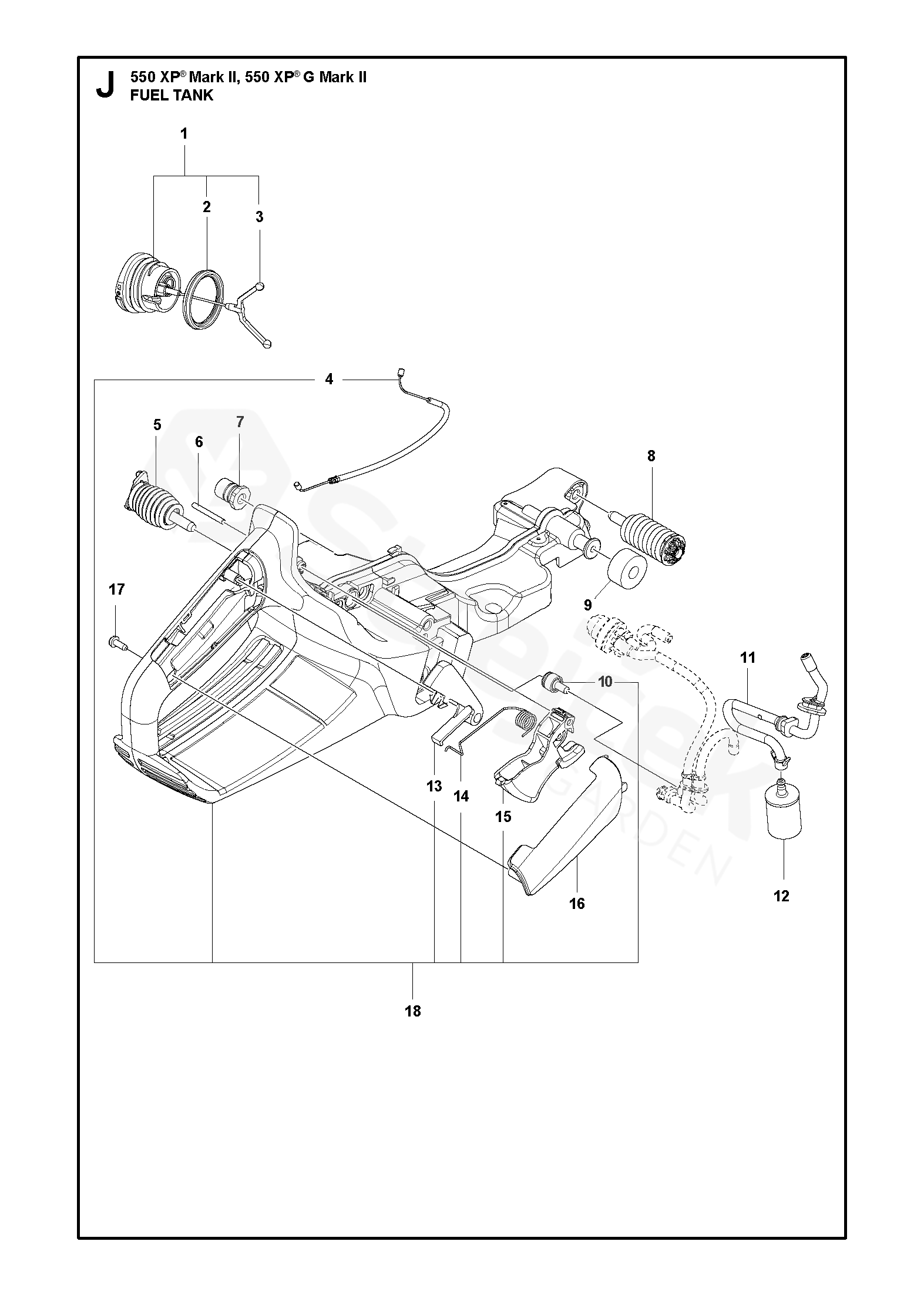 Spare parts - Partlist - 550 XP® Mark II, 550 XP® G Mark II 550 XP ...