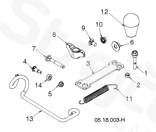 Spare Parts - Partlist - St 230p St 230p, 96191009004, 2018-03 