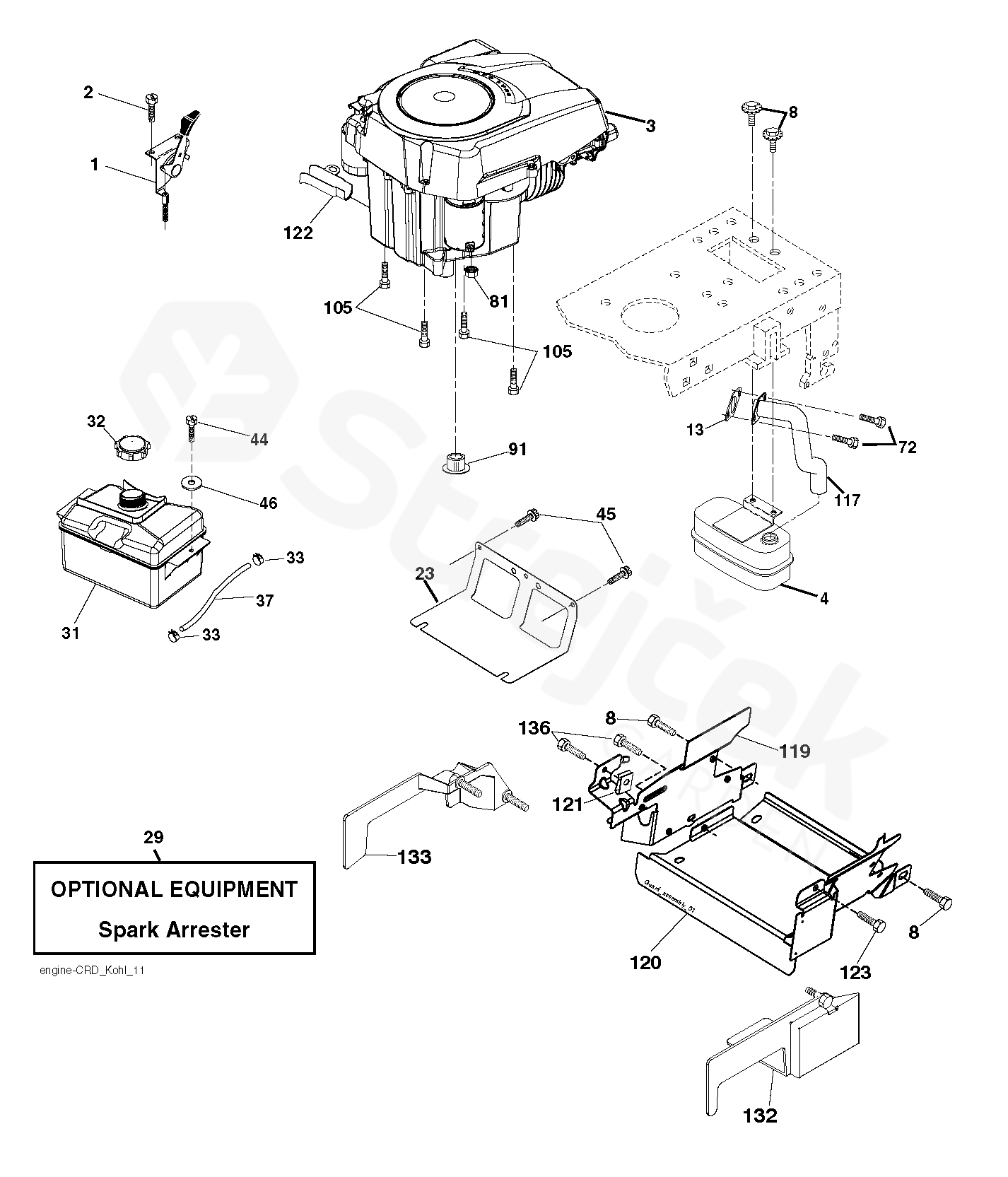 SECURA Messernabe Adapterplatte Für Husqvarna CTH192 Rasentraktor