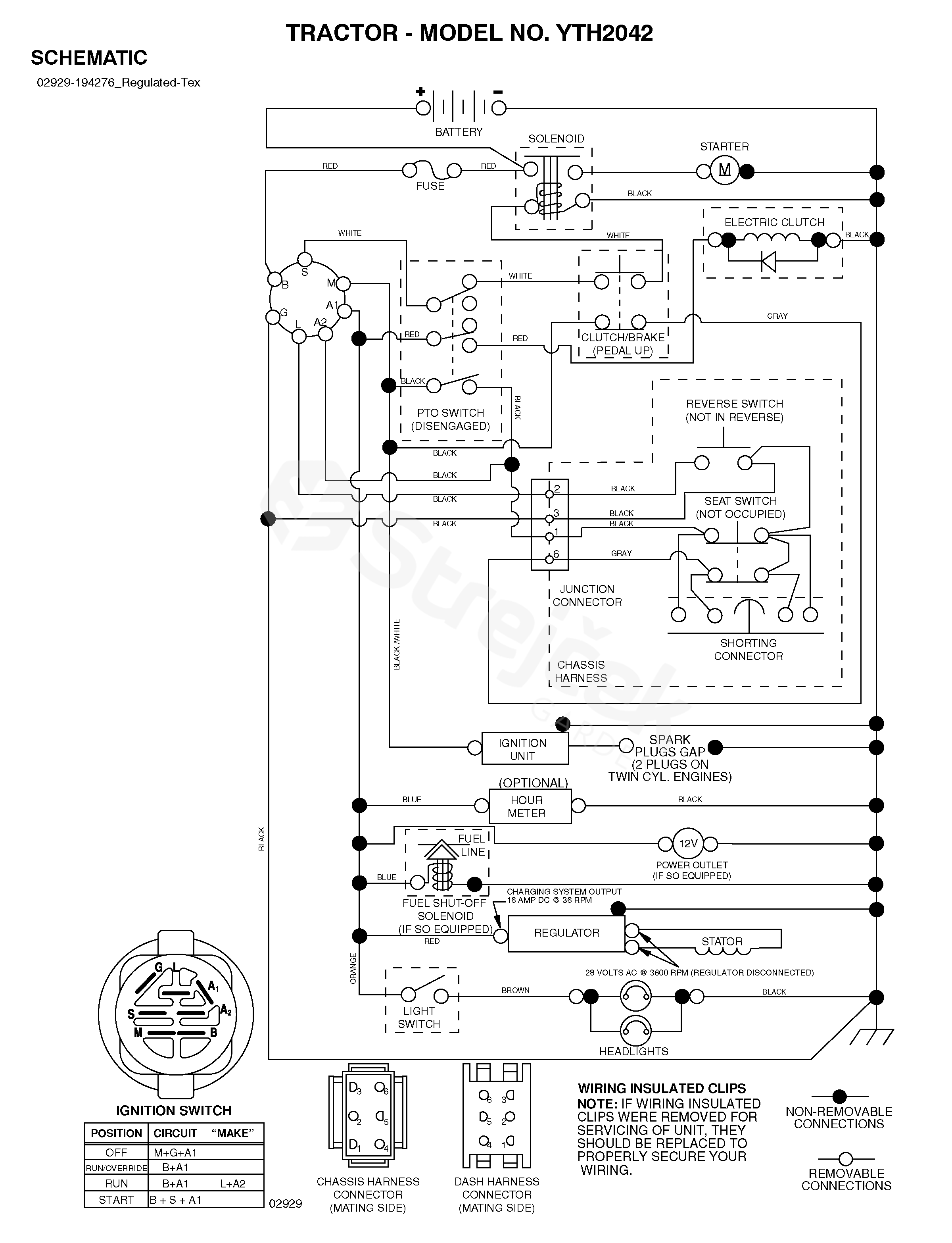 Spare Parts - Partlist - Yth2042 Yth2042, 917.287520, 2007-01 