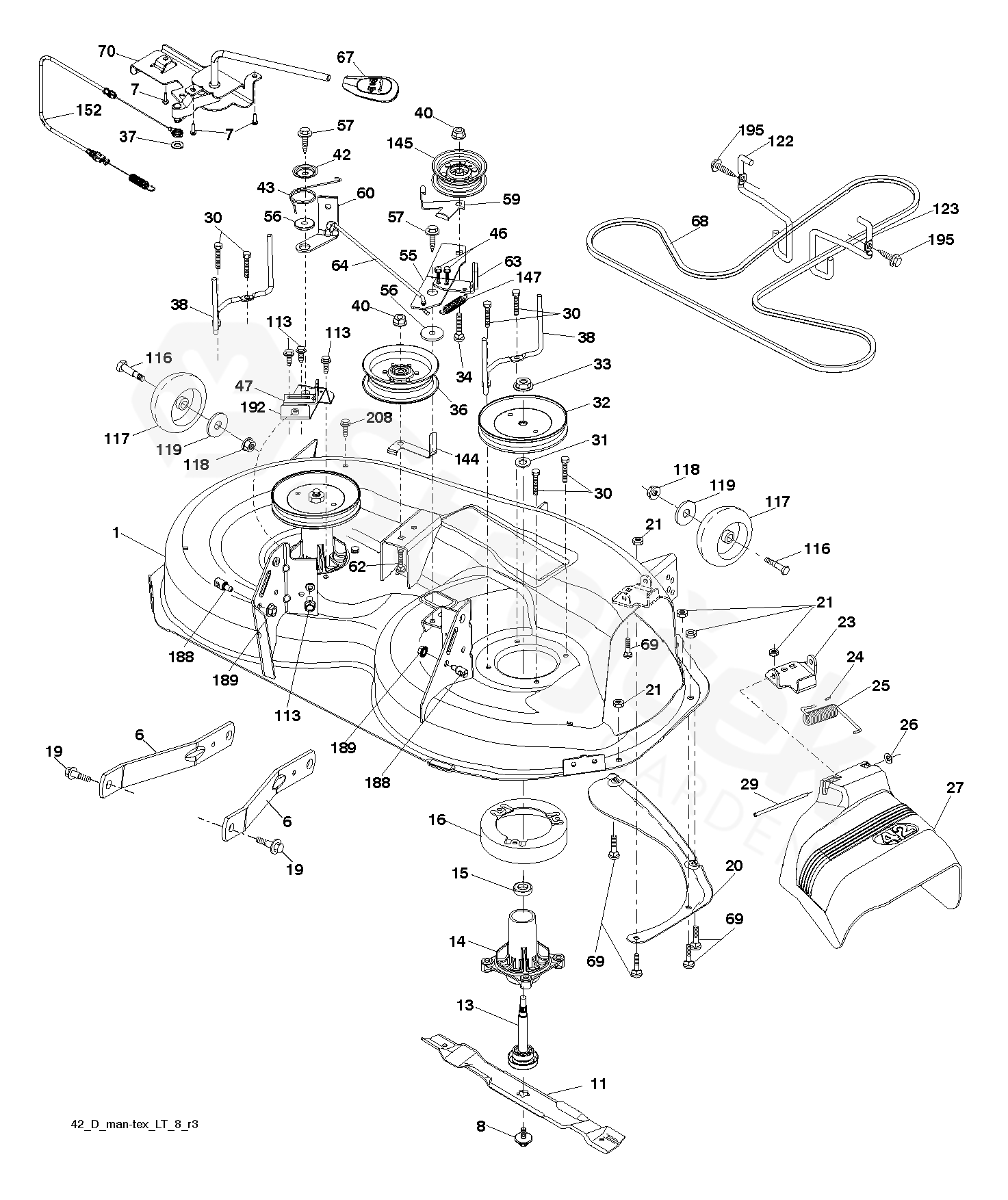 Spare parts - Partlist - P125107 P125107, 96041001203, 2010-03 - MOWER ...