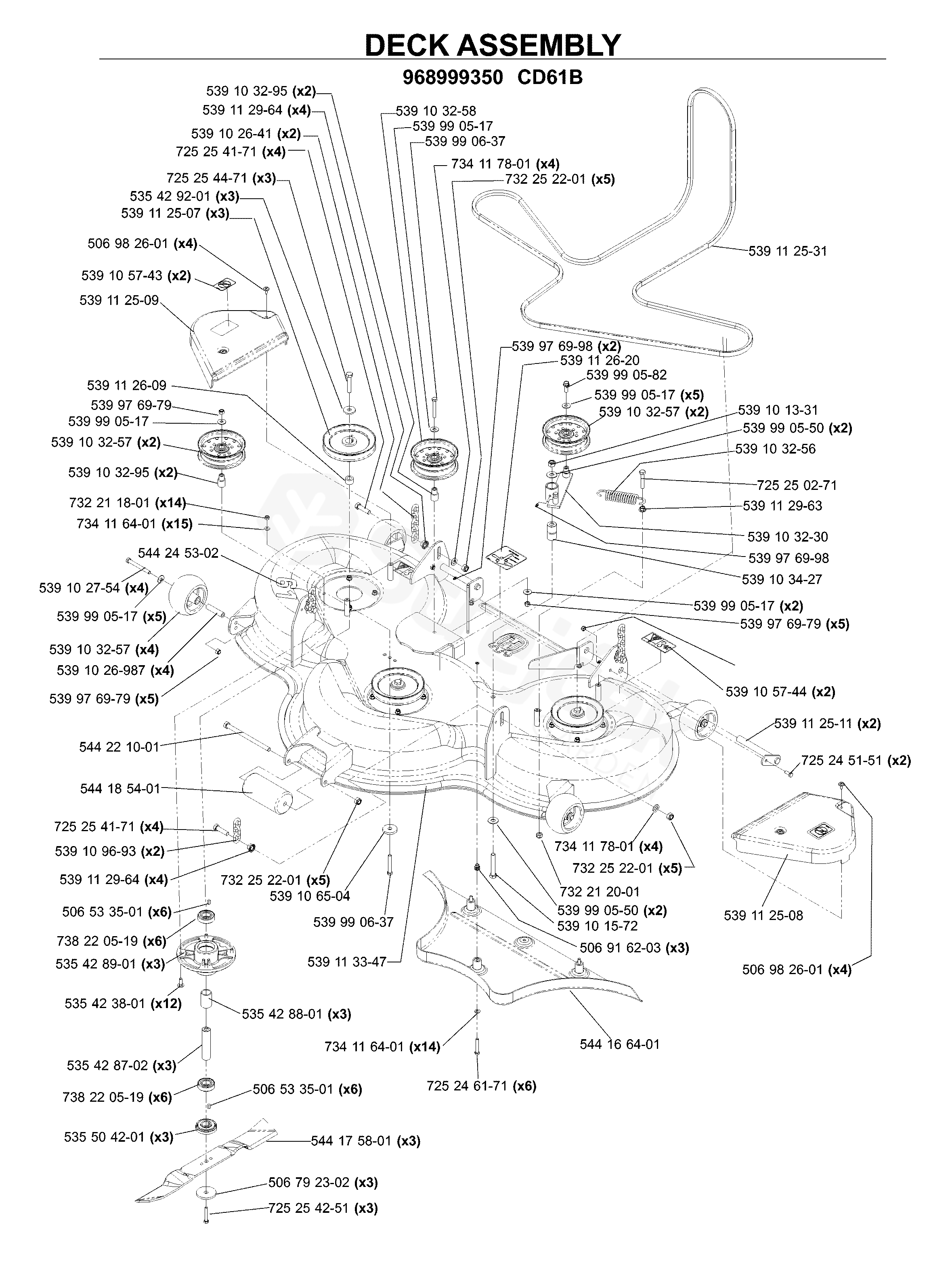 Spare parts - Partlist - BZ 27 D BZ 27 D, 968999315, 2006-05 - 61 ...