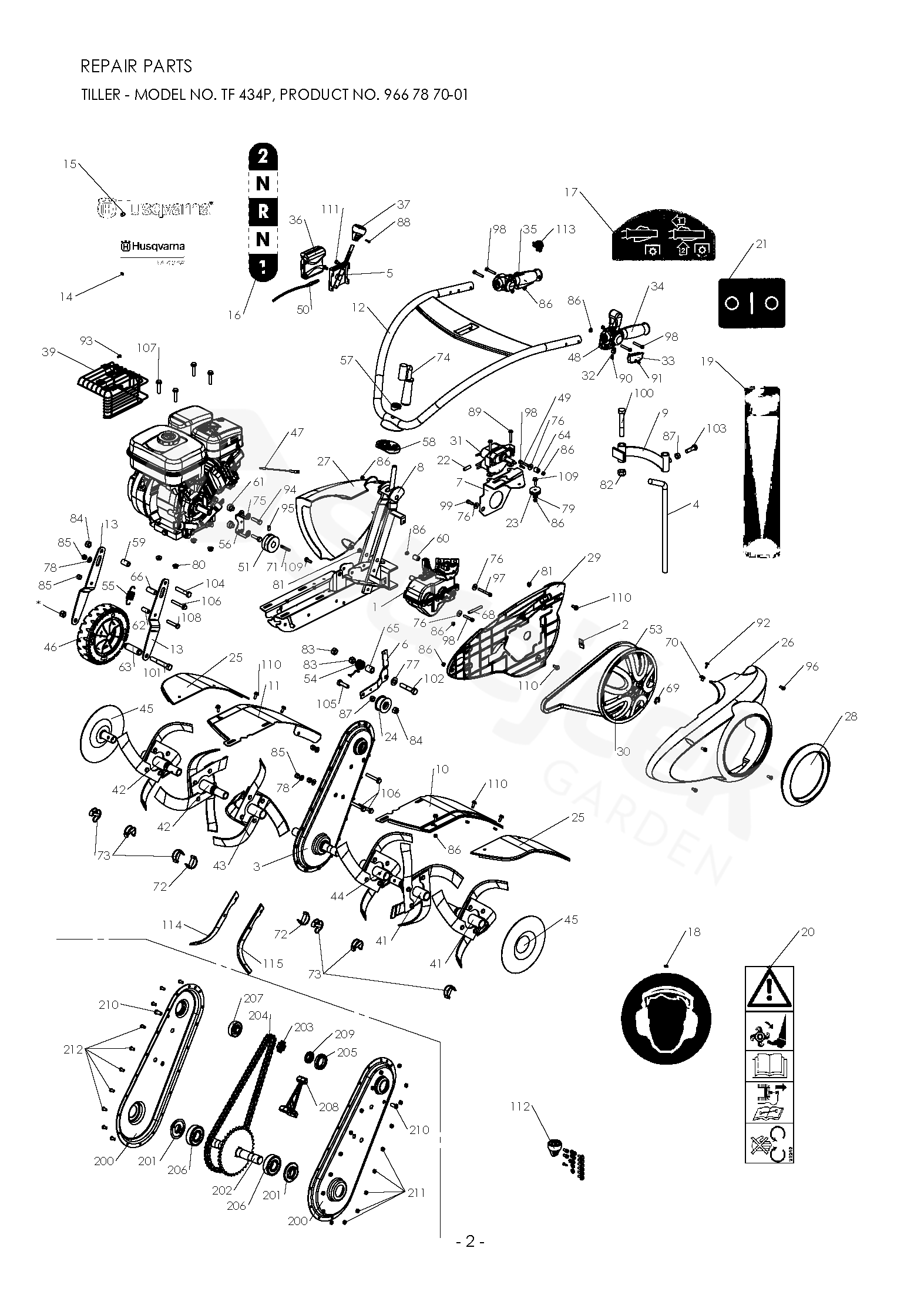 Spare parts - Partlist - TF 434P TF 434P, 966787001, 2012-01 - PRODUCT ...