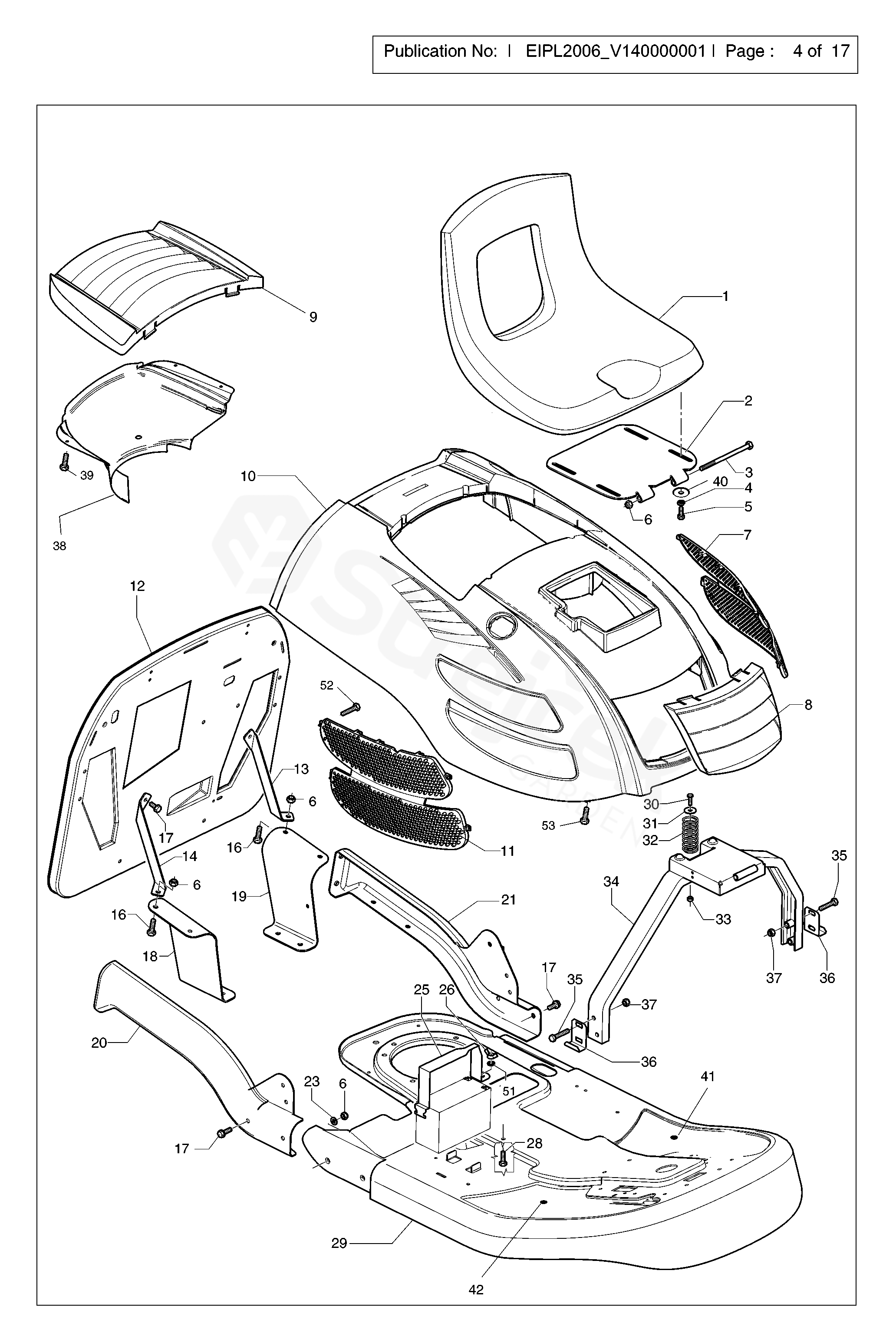 Spare parts - Partlist - LR 2107 C LR 2107 C, 953876582, 2006-05 