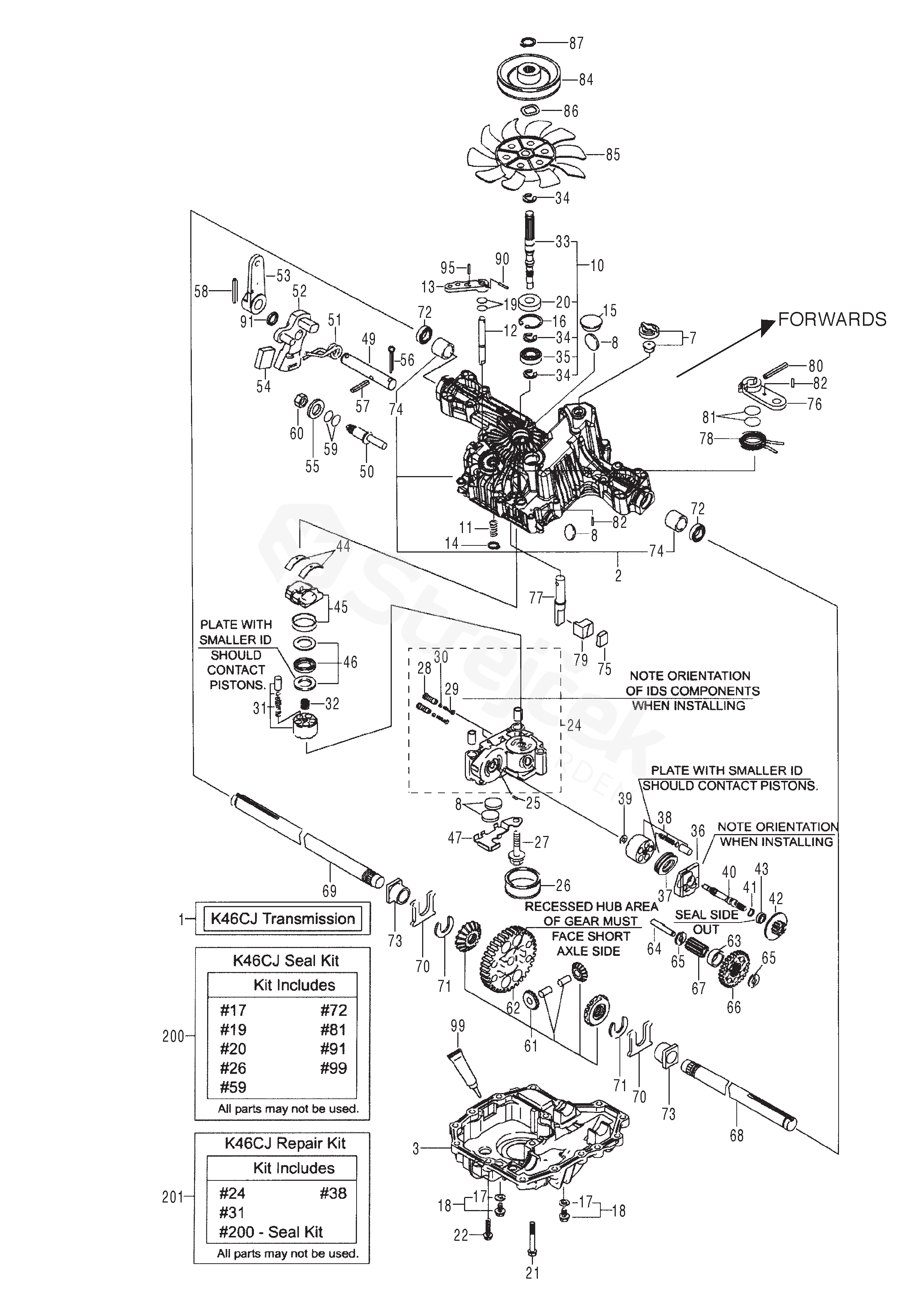 Spare parts - Partlist - READY HST READY HST (2009