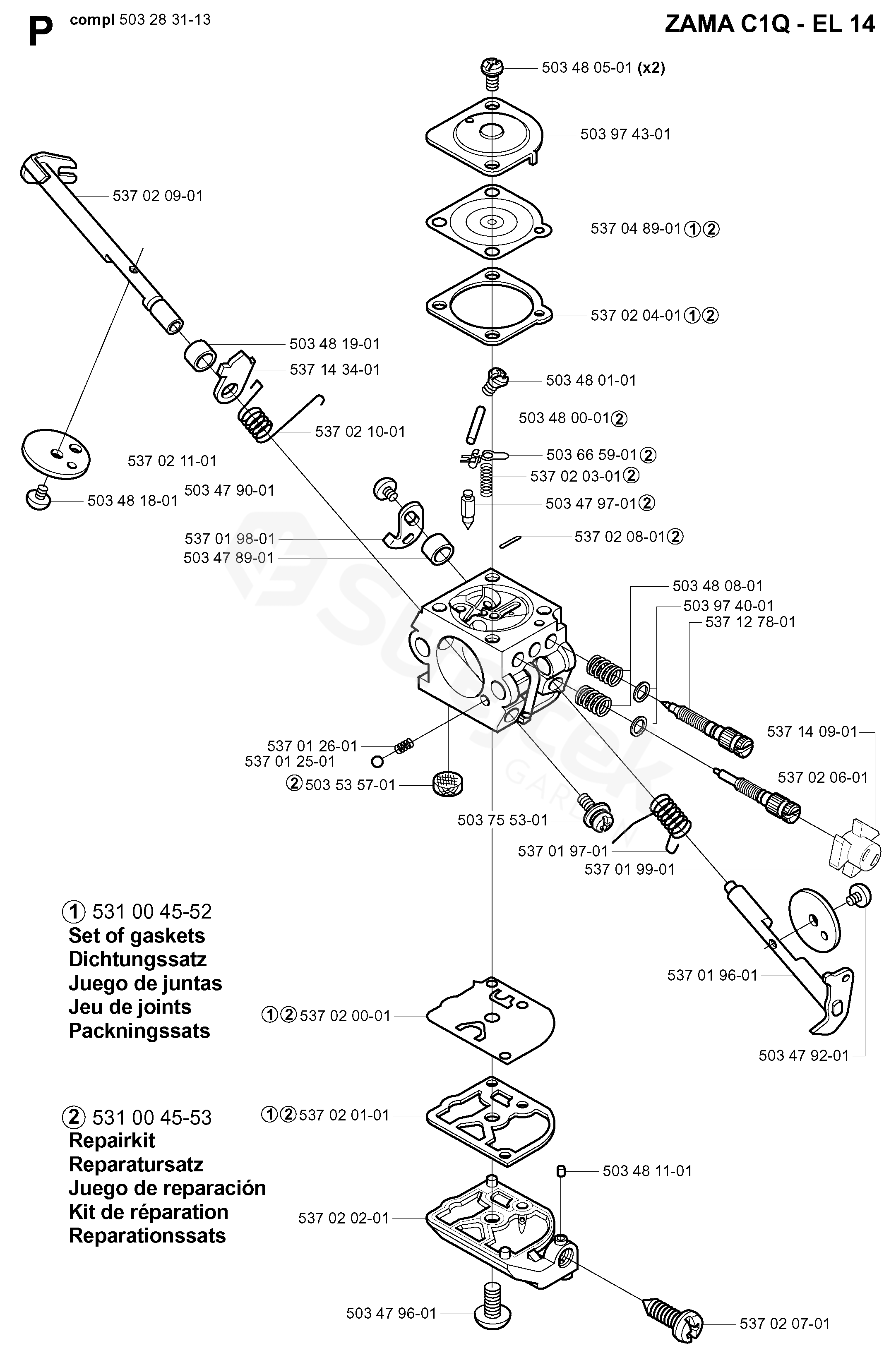 Spare parts - Partlist - 325 HE3 X-SERIES 325 HE3 X-SERIES, 2004-01 ...