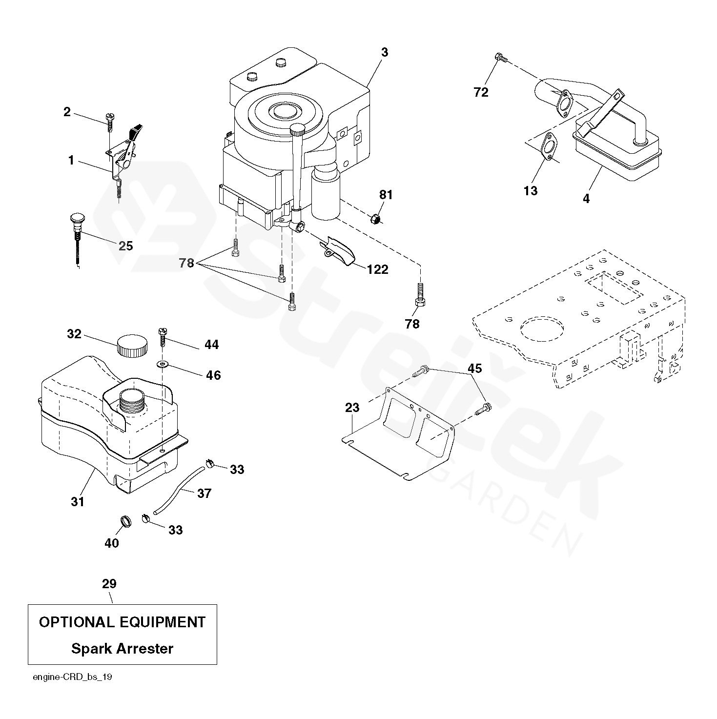 Spare Parts - Partlist - P185107hrb P185107hrb, 96061017707, 2011-08 