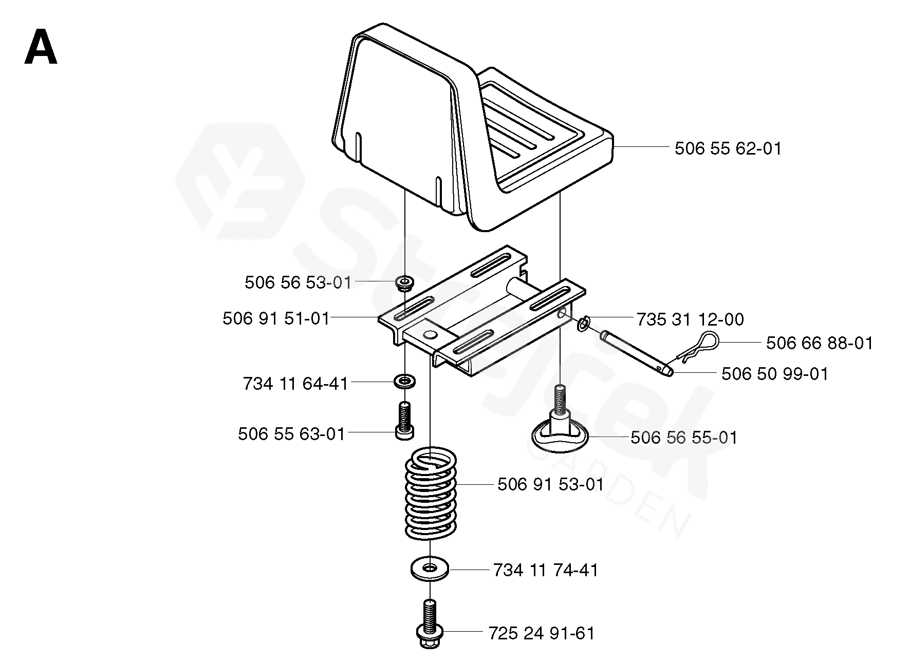 Spare parts - Partlist - RIDER 11 RIDER 11, 2002-02 - SEAT | sGarden.cz