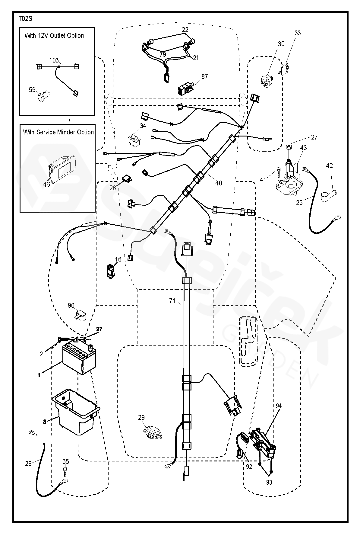 Spare parts - Partlist - P125107 P125107, 96041001201, 2010-01 ...