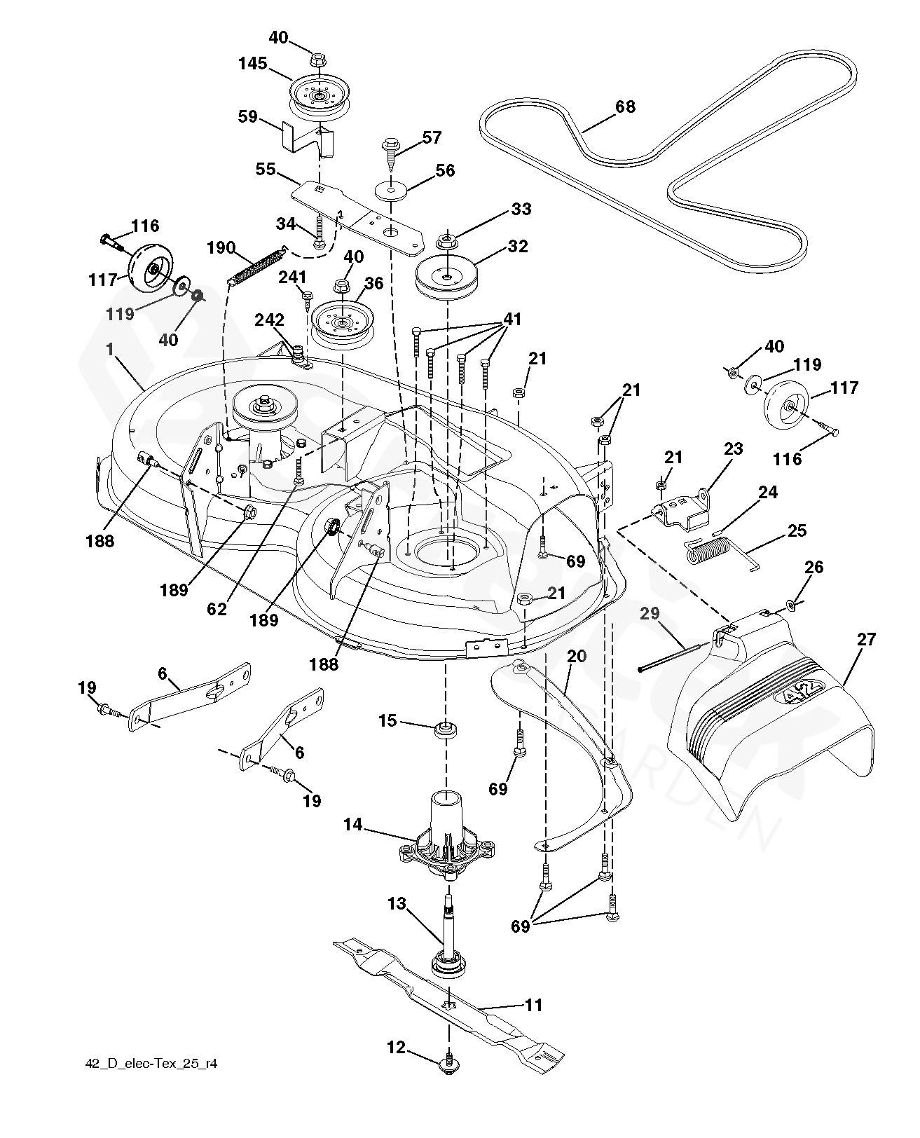 Spare parts - Partlist - LTH2142 DR LTH2142DR, 96041023603, 2014-05 ...