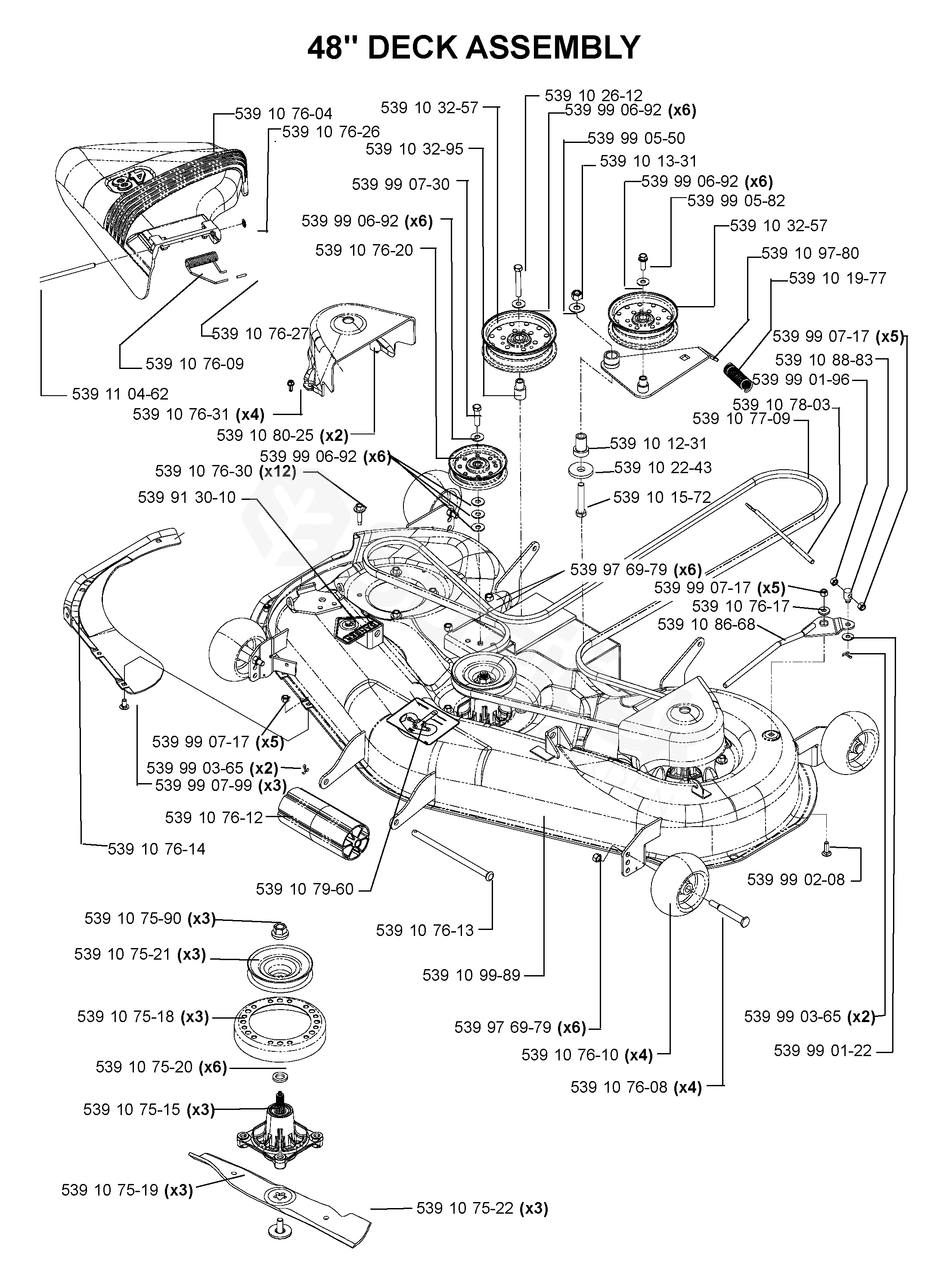 Spare Parts - Partlist - Z4818 Z4818 Bia, 968999250, 2005-08 - 48 