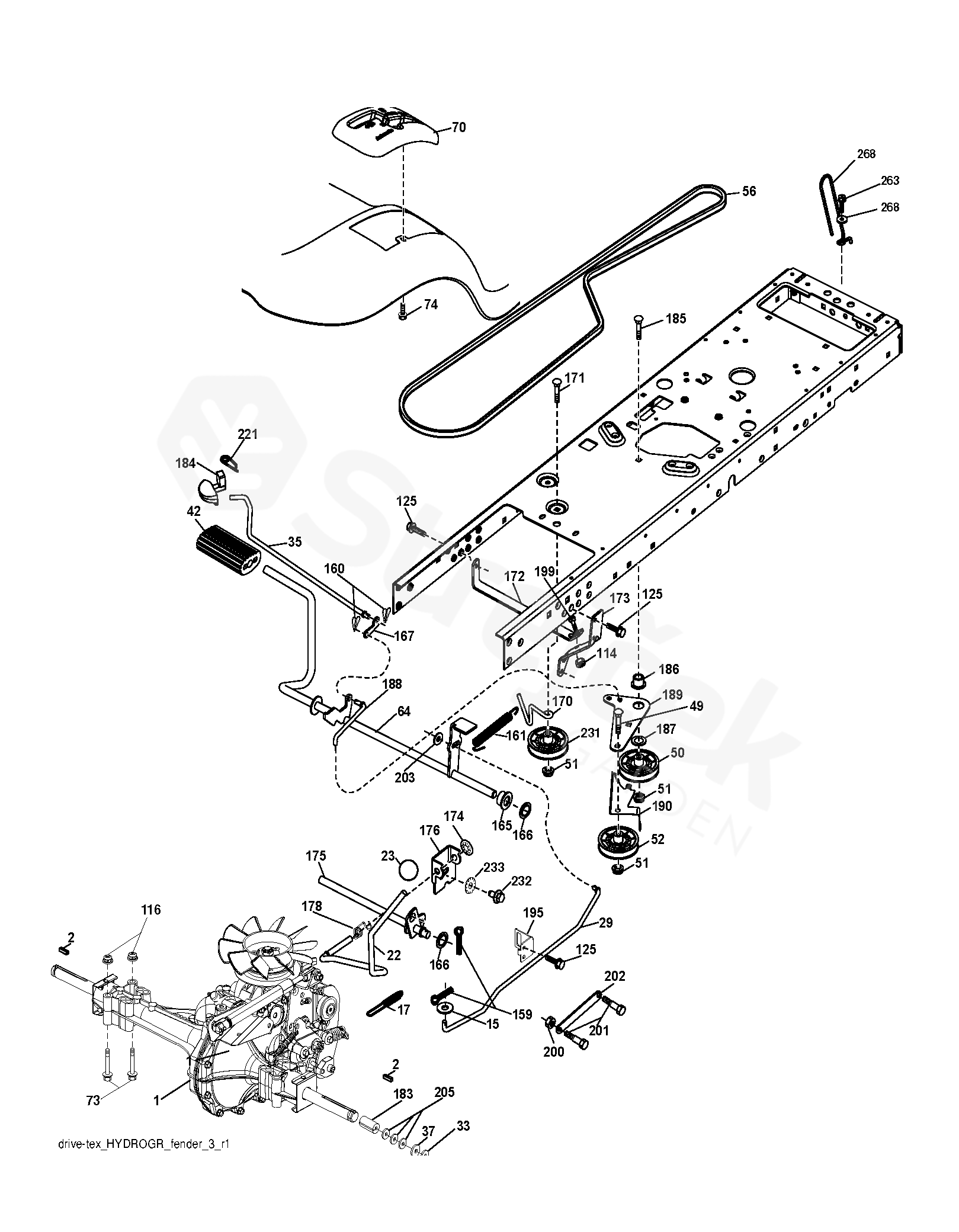 Spare parts - Partlist - M13597H M13597H, 96041000901, 2009-01 - DRIVE ...