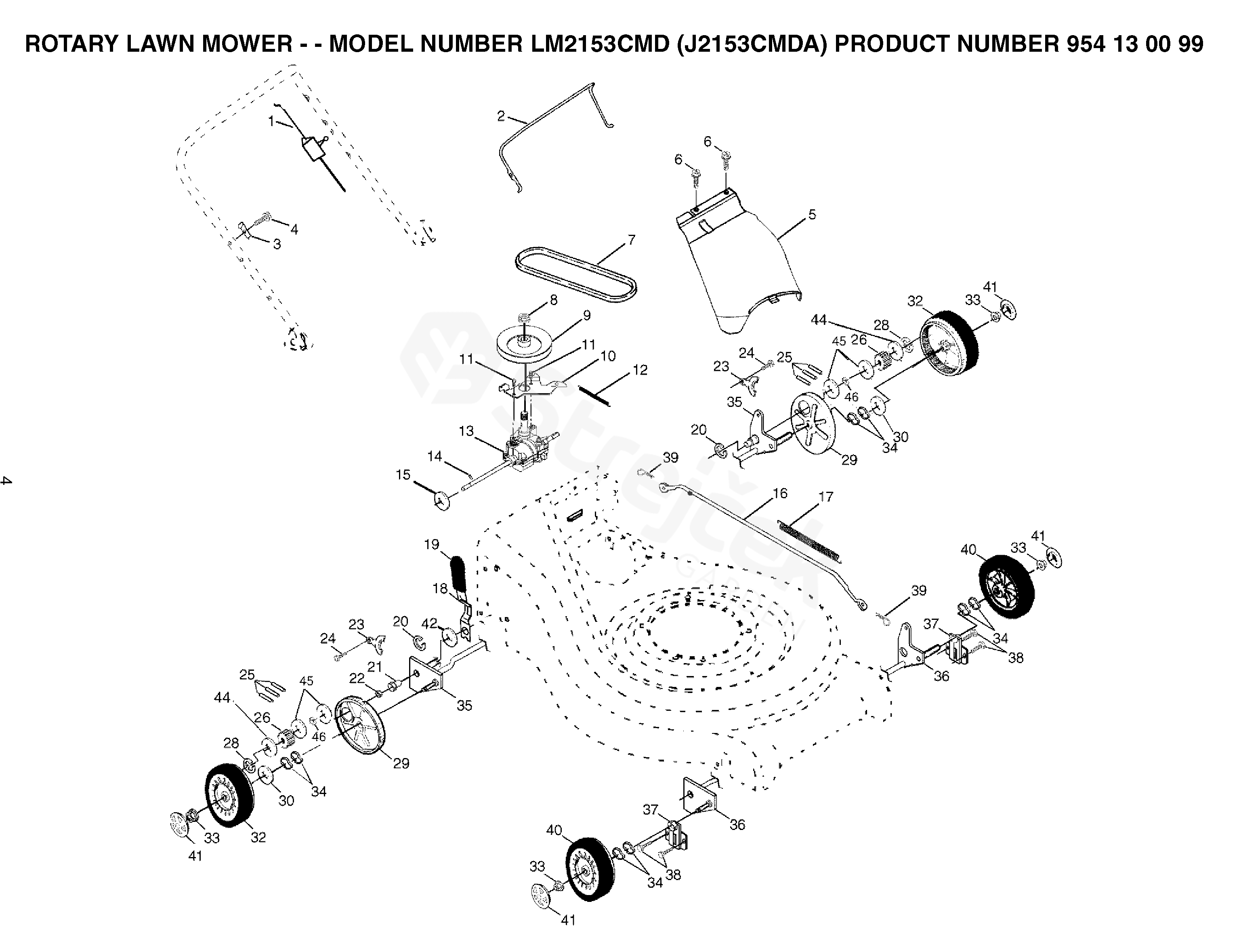 Spare parts Partlist LM 2153 CMD LM 2153 CMD J2153CMDA