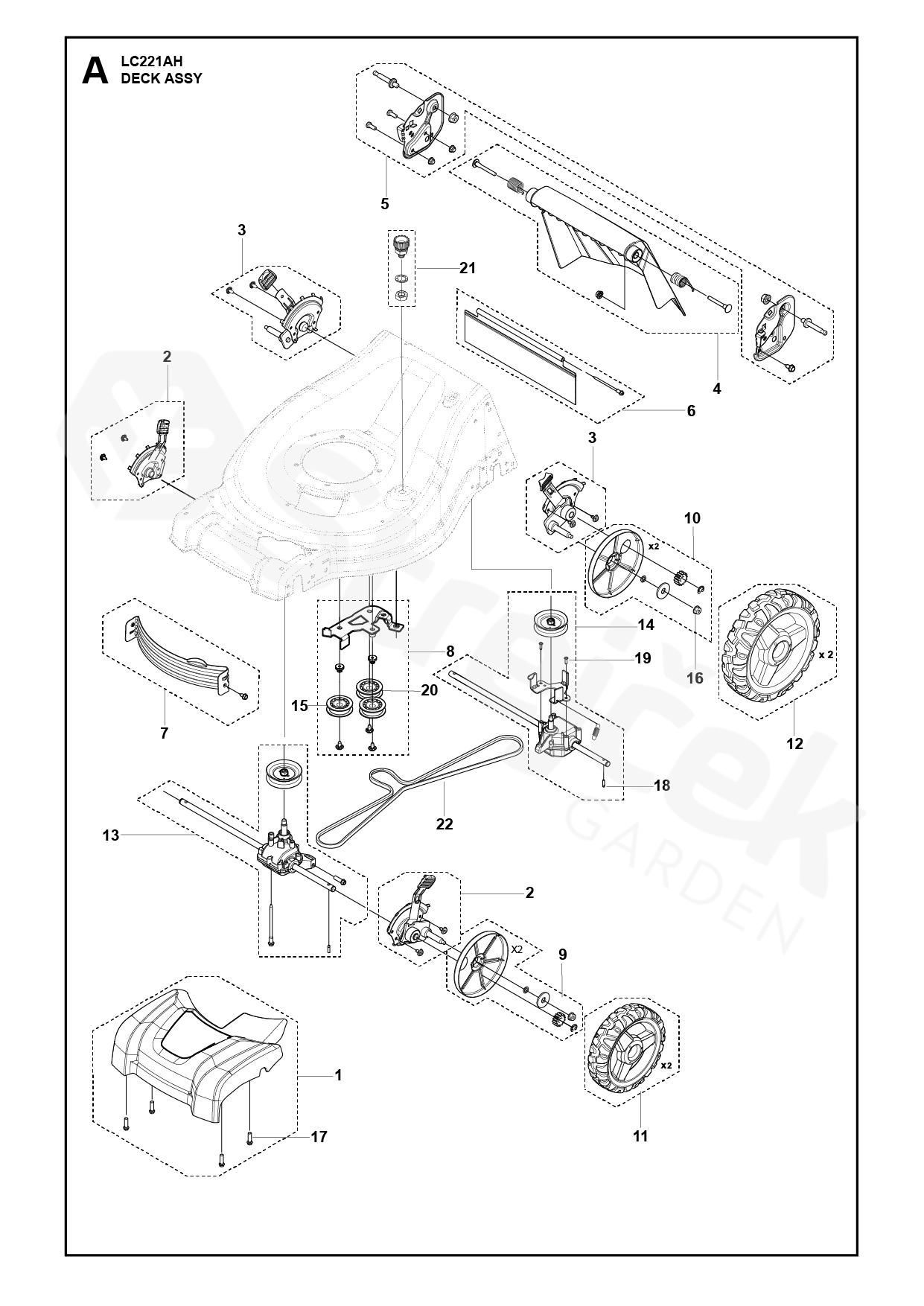 Husqvarna 221ah deals