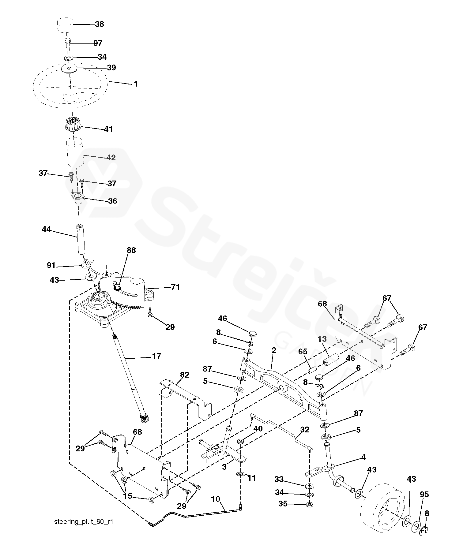 Spare parts - Partlist - GARDOL 15107HRB GARDOL 15107HRB, 96061022101 ...