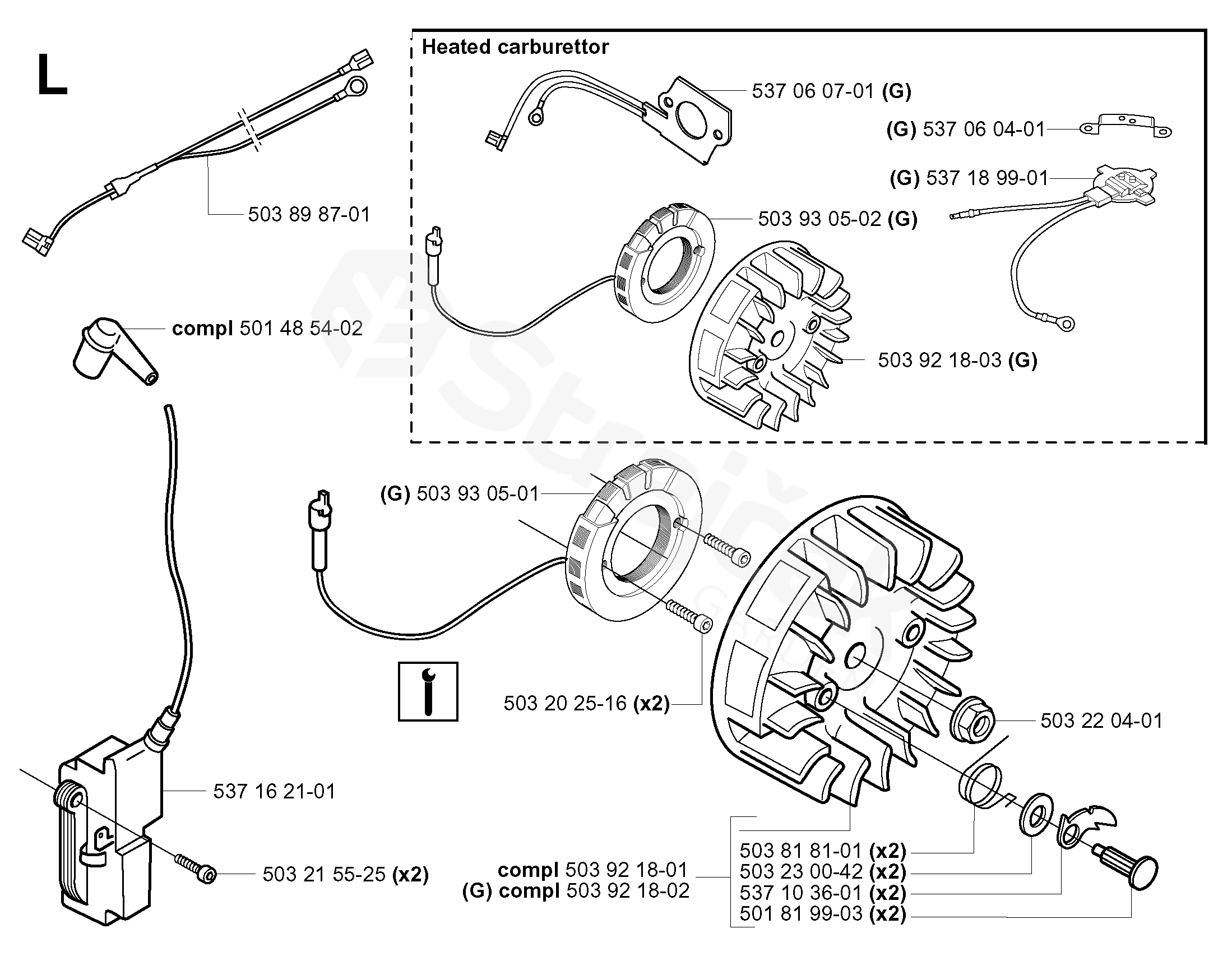 Spare parts - Partlist - 357 XP 357 XP, 2004-05 - IGNITION SYSTEM ...