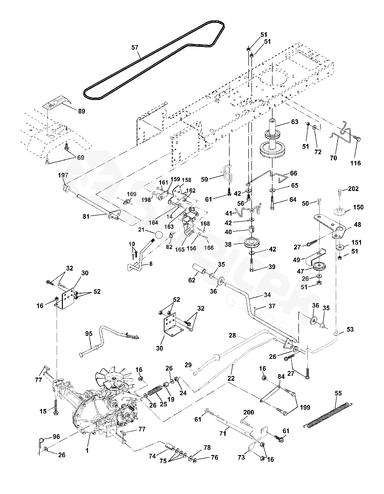 Spare parts - Partlist - PR185H42STA PR185H42STA, 2000-01 - DRIVE ...