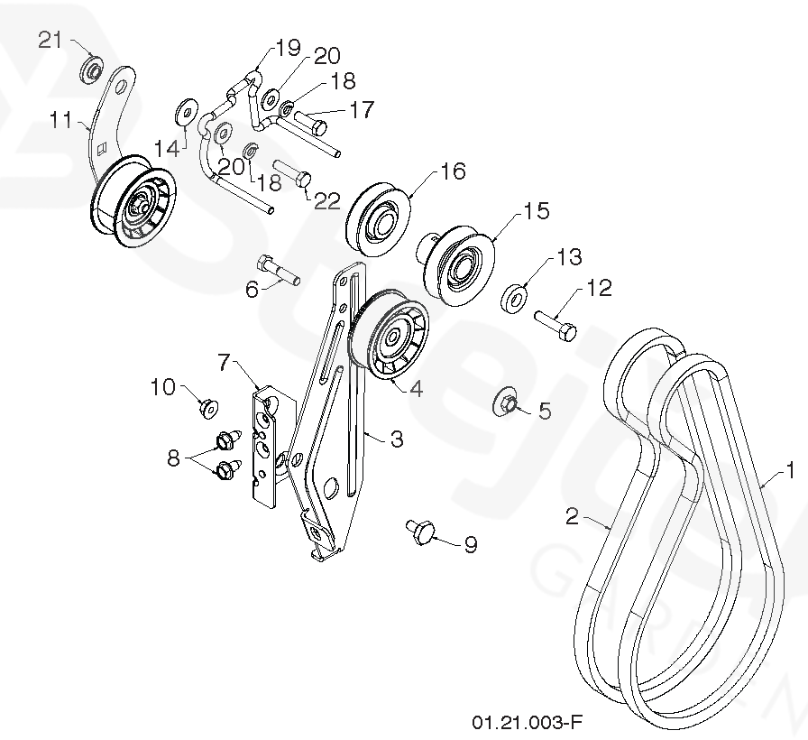 Spare Parts - Partlist - Gardol 105sb Gardol 105sb, 96191005603, 2013 