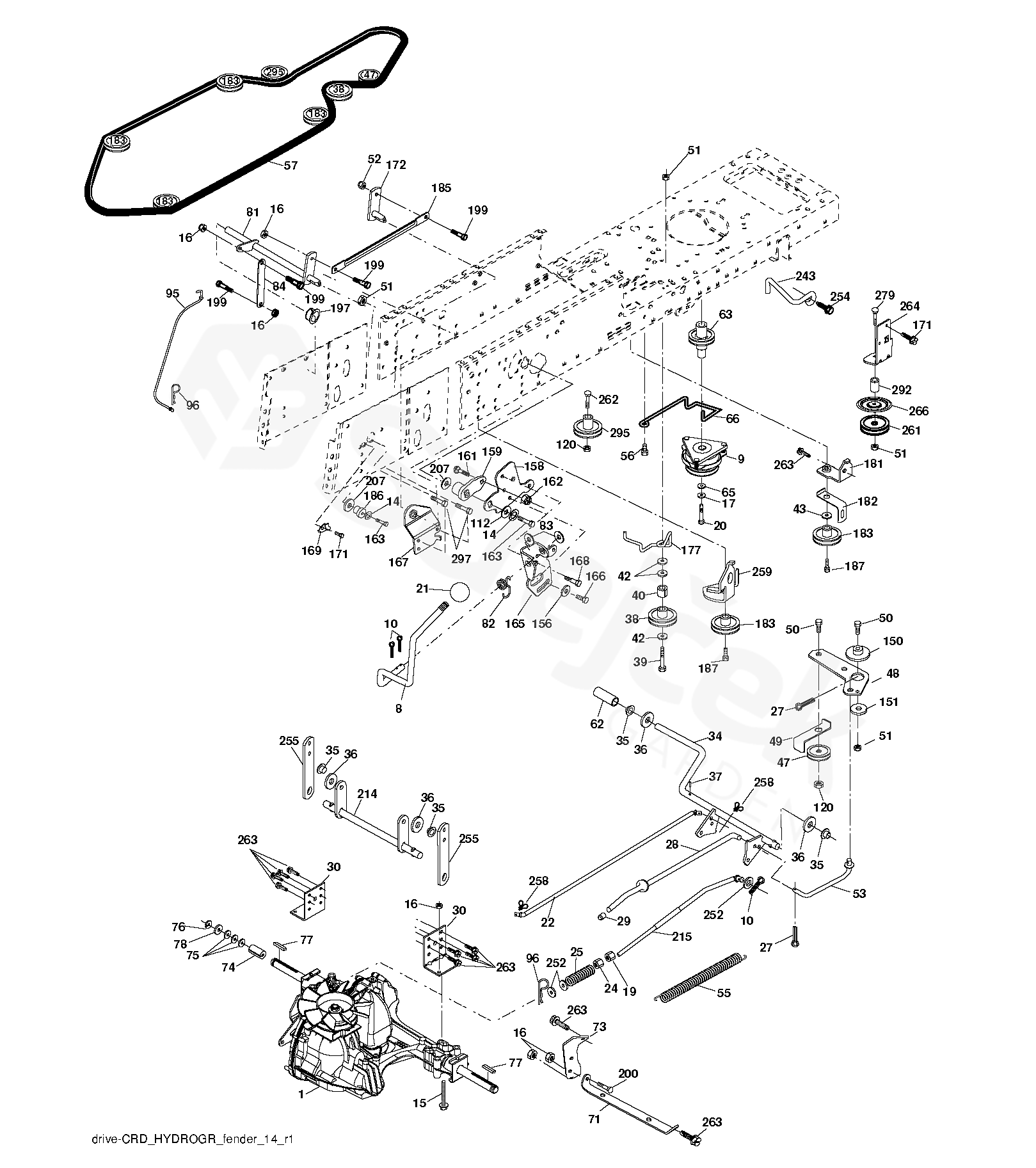 Spare Parts Partlist LT 2223 CMA2 LT 2223 CMA2 96061020003 2009
