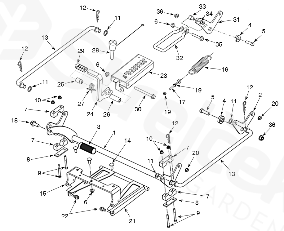 Spare parts - Partlist - Z 454X Z 454X - MOWER LIFT / DECK LIFT ...