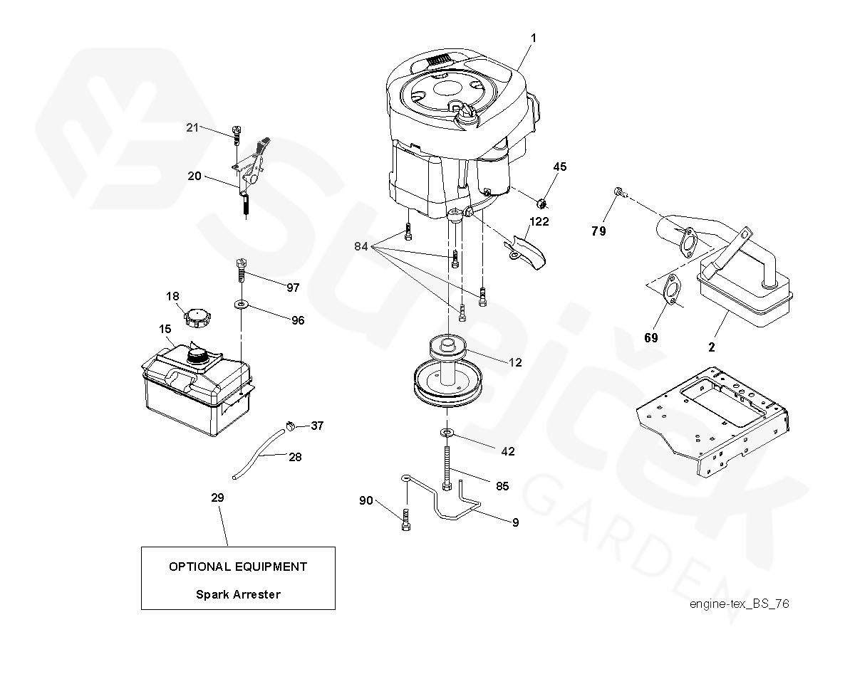 Spare parts - Partlist - SRD17530 SRD17530, 280020, 2010 - 12 - ENGINE ...