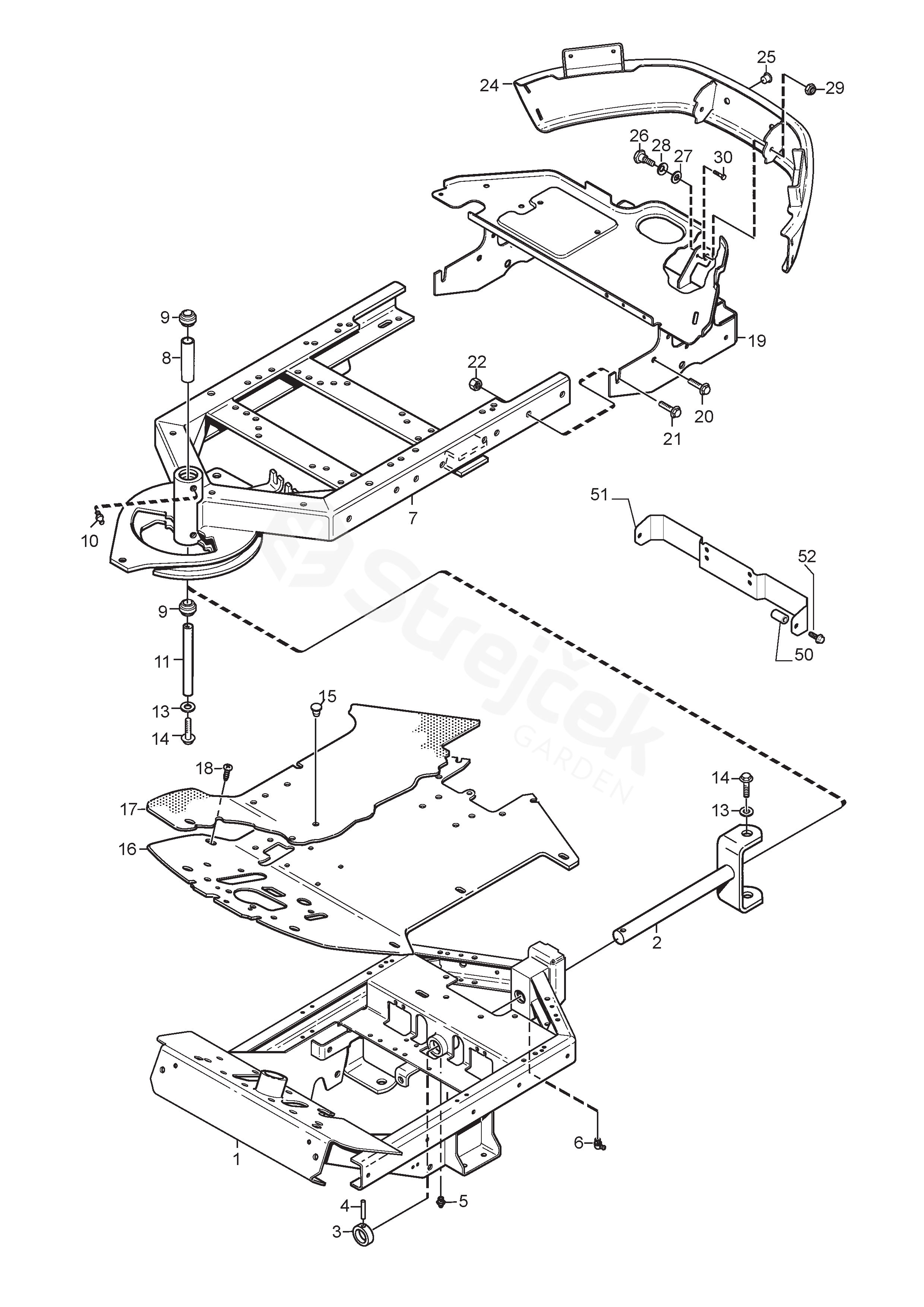 Spare Parts Partlist Park Pwx Park Pwx Frame