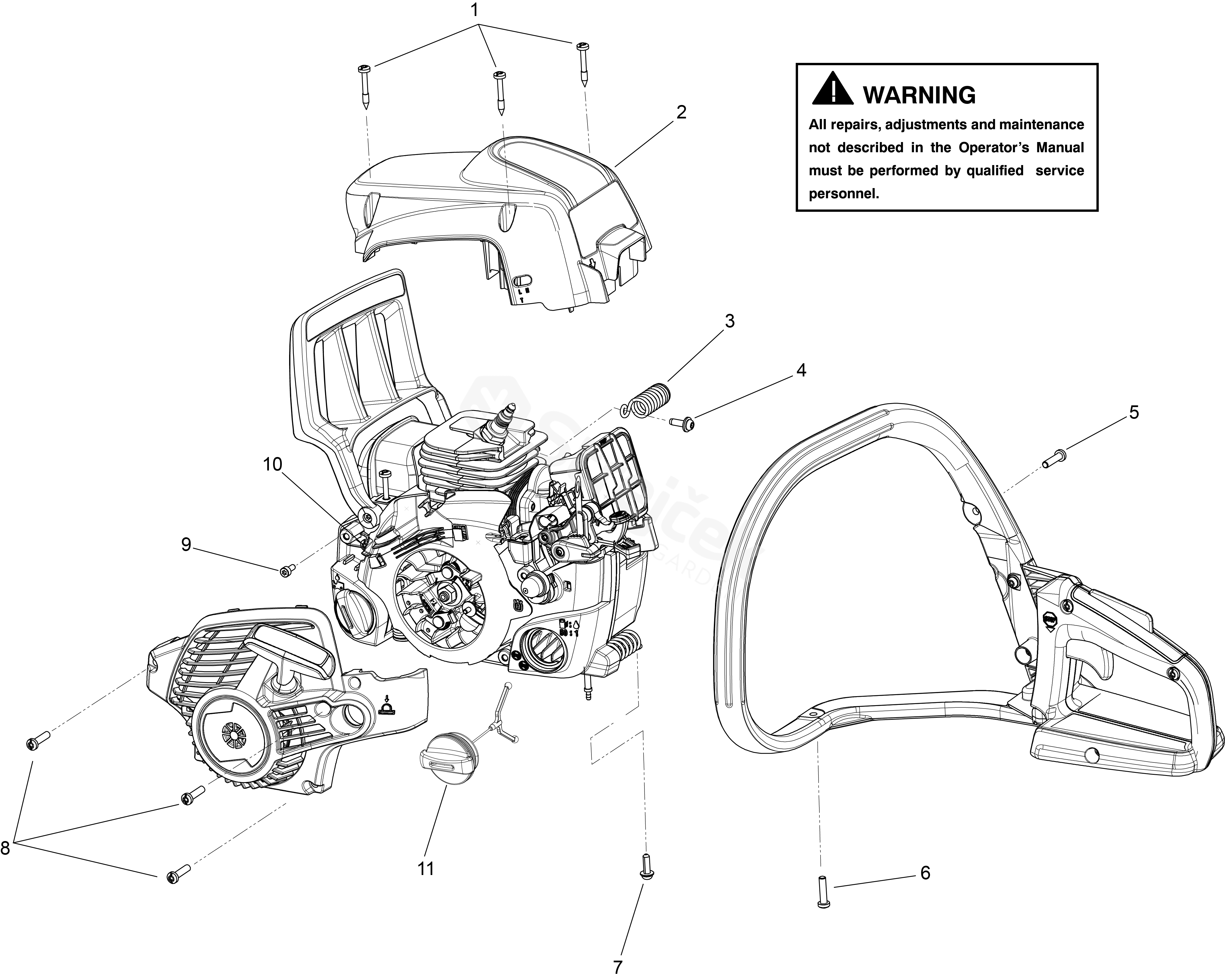 Spare parts Partlist PL3314 PL3314, 967061601, 967061701, 967061702