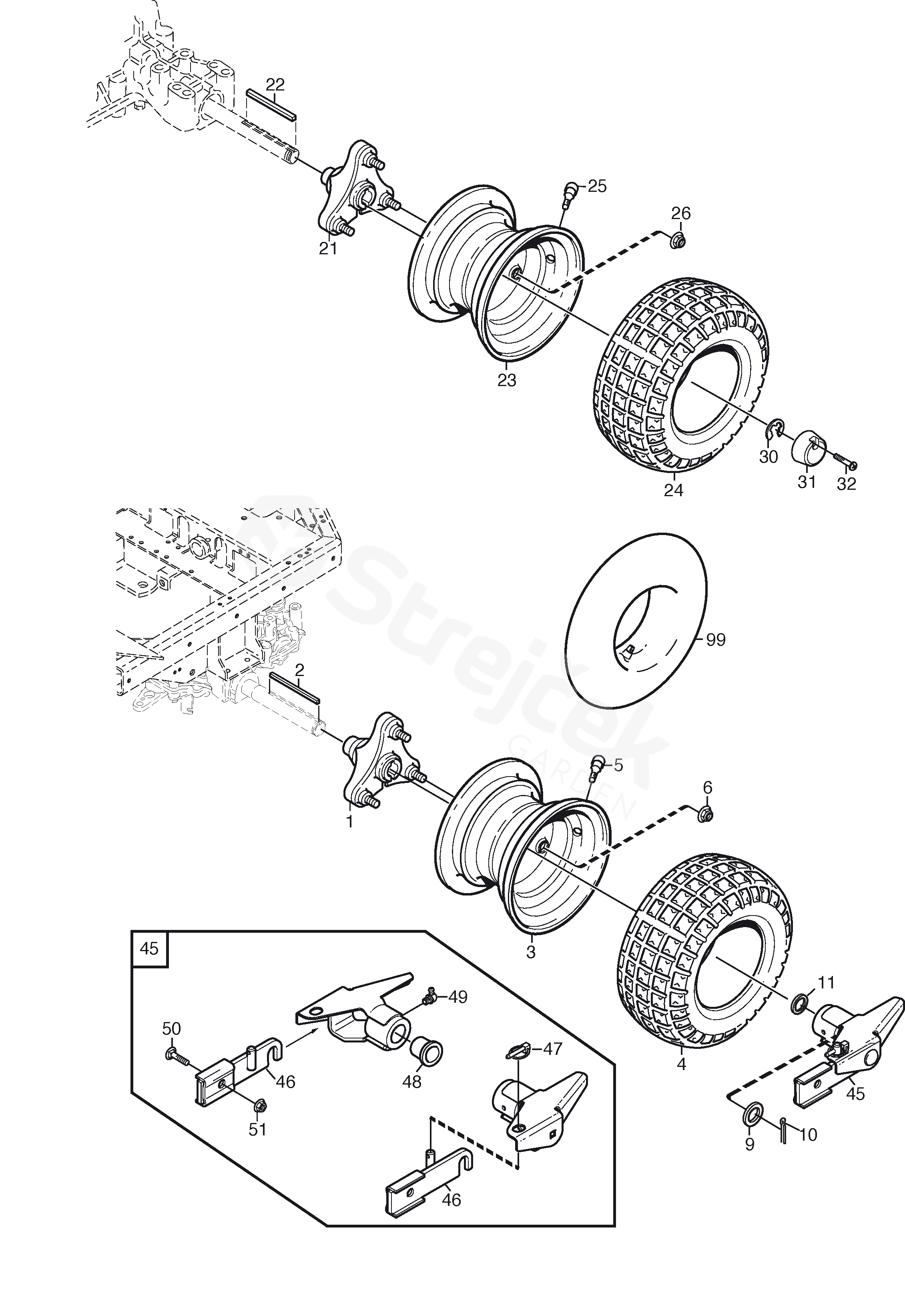 Spare Parts Partlist Park X Park X Wheel Sgarden Cz