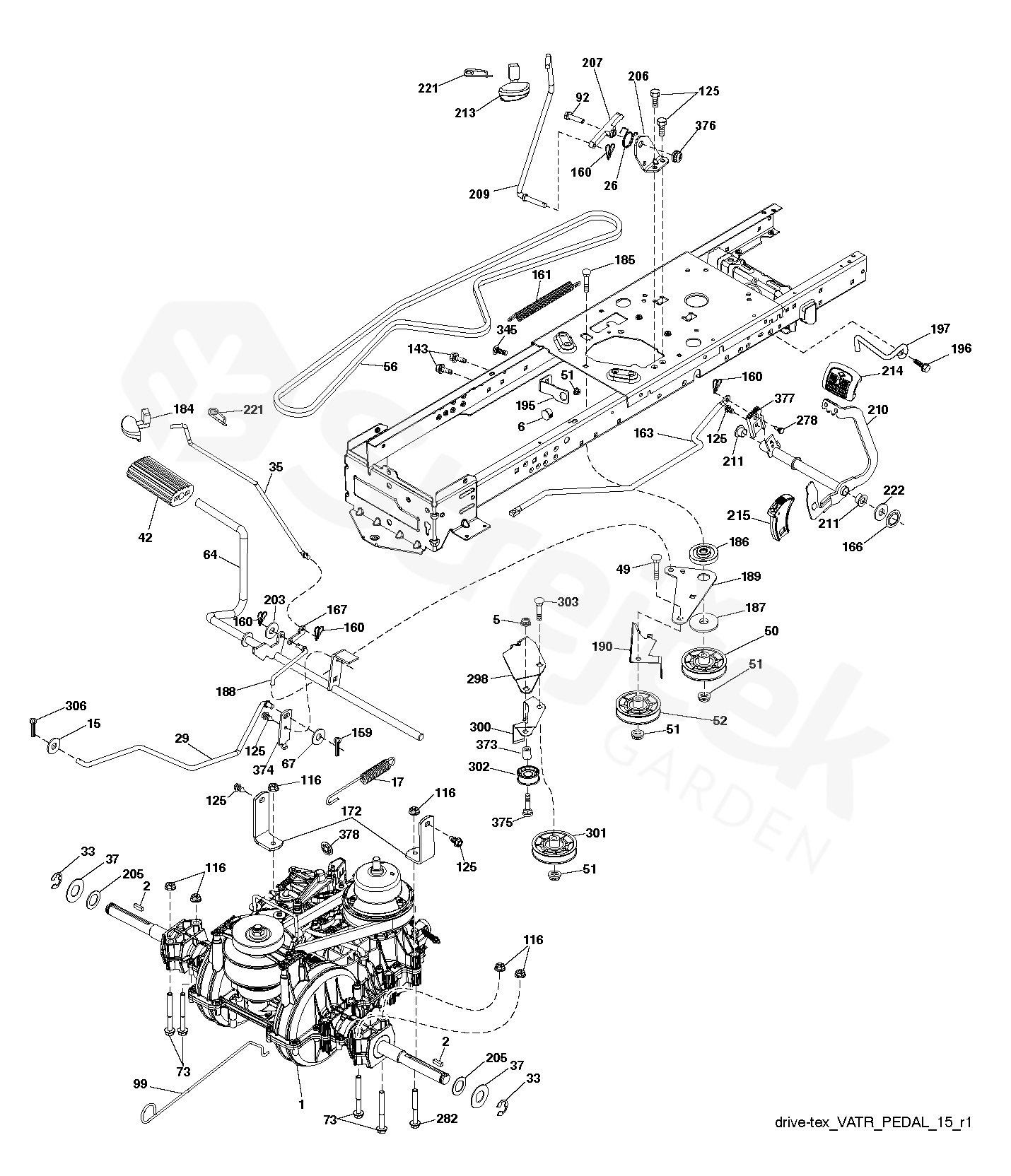 Spare Parts - Partlist - M23-48t M23-48t, 96042015000, 2013-01 - Drive 