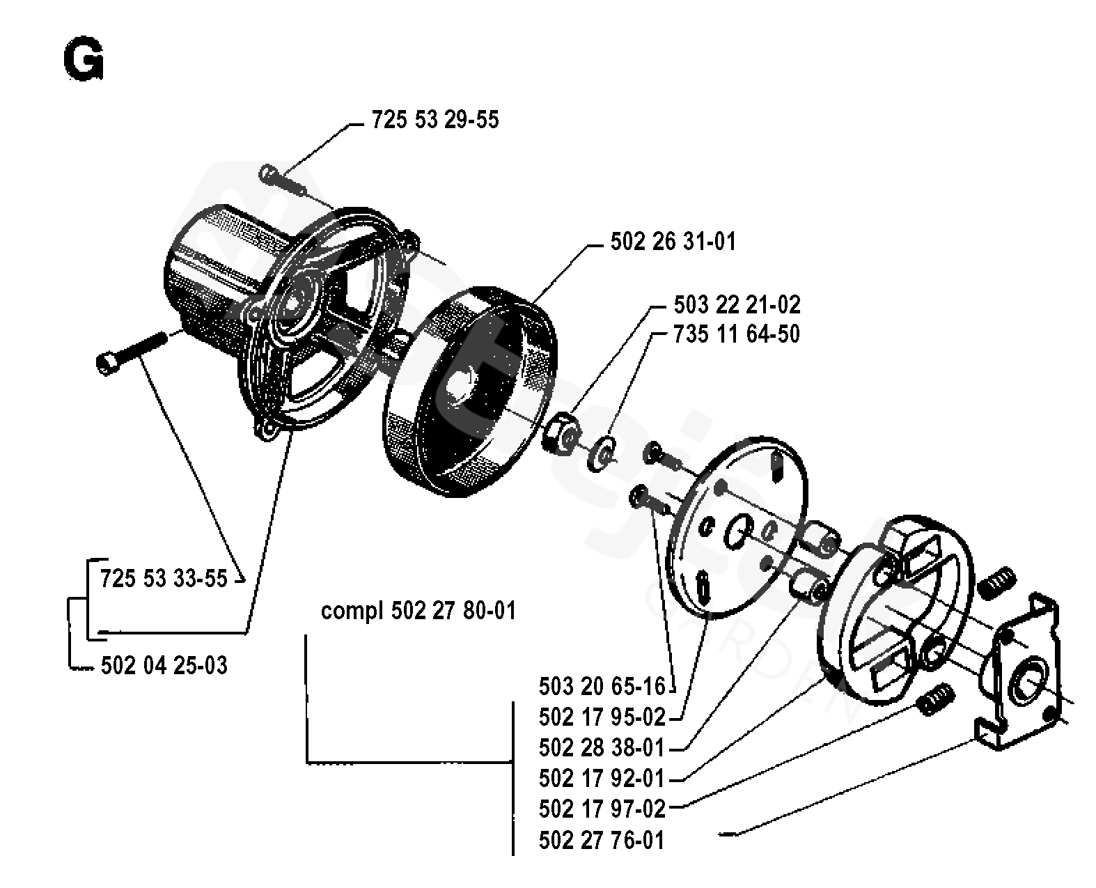 Spare parts - Partlist - 250 RX 250 RX, 1994-10 - CLUTCH | sGarden.cz