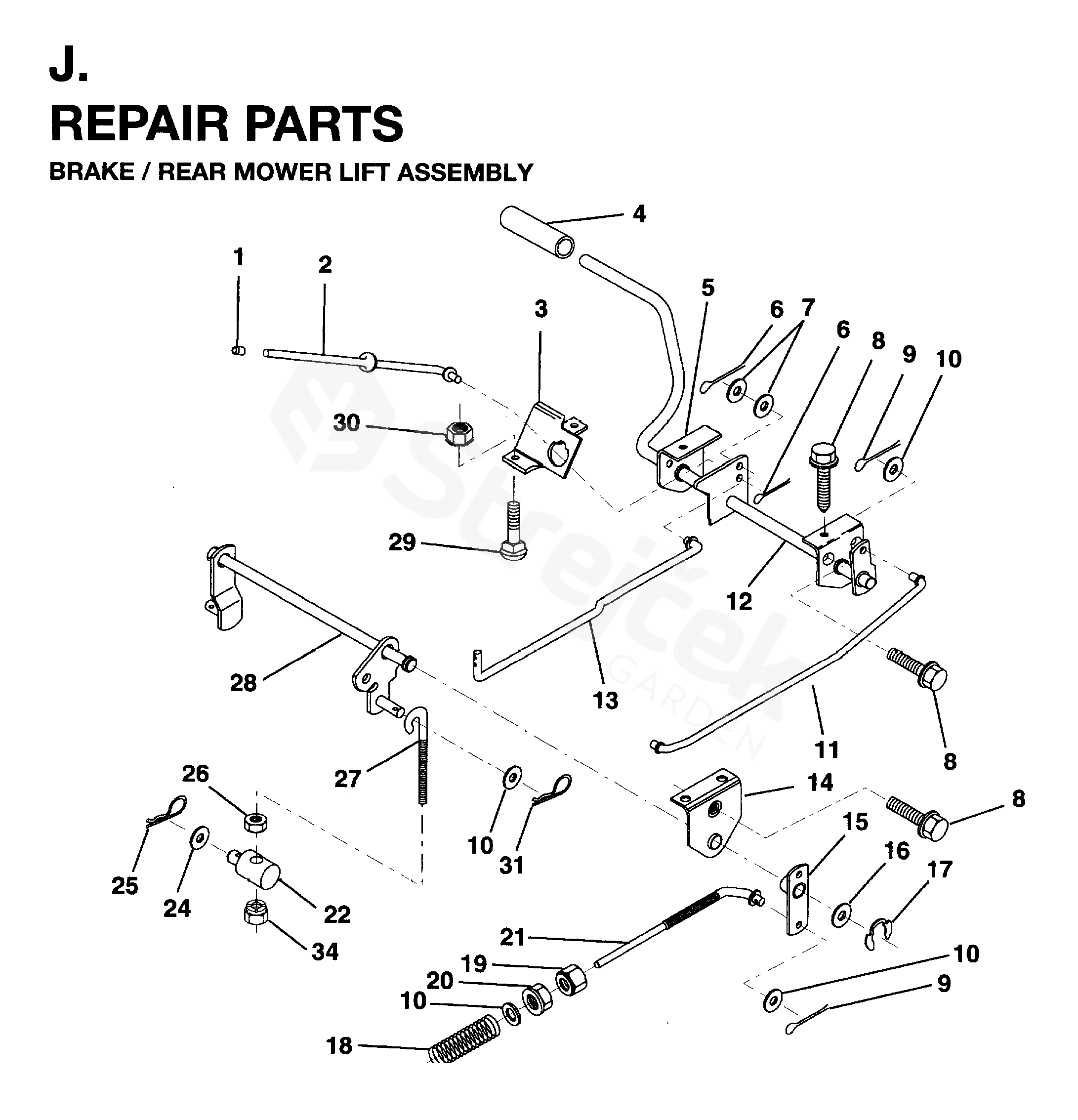 Spare parts - Partlist - LR 12C LR 12C, 36, 954820181, 1996-01 - BRAKE ...