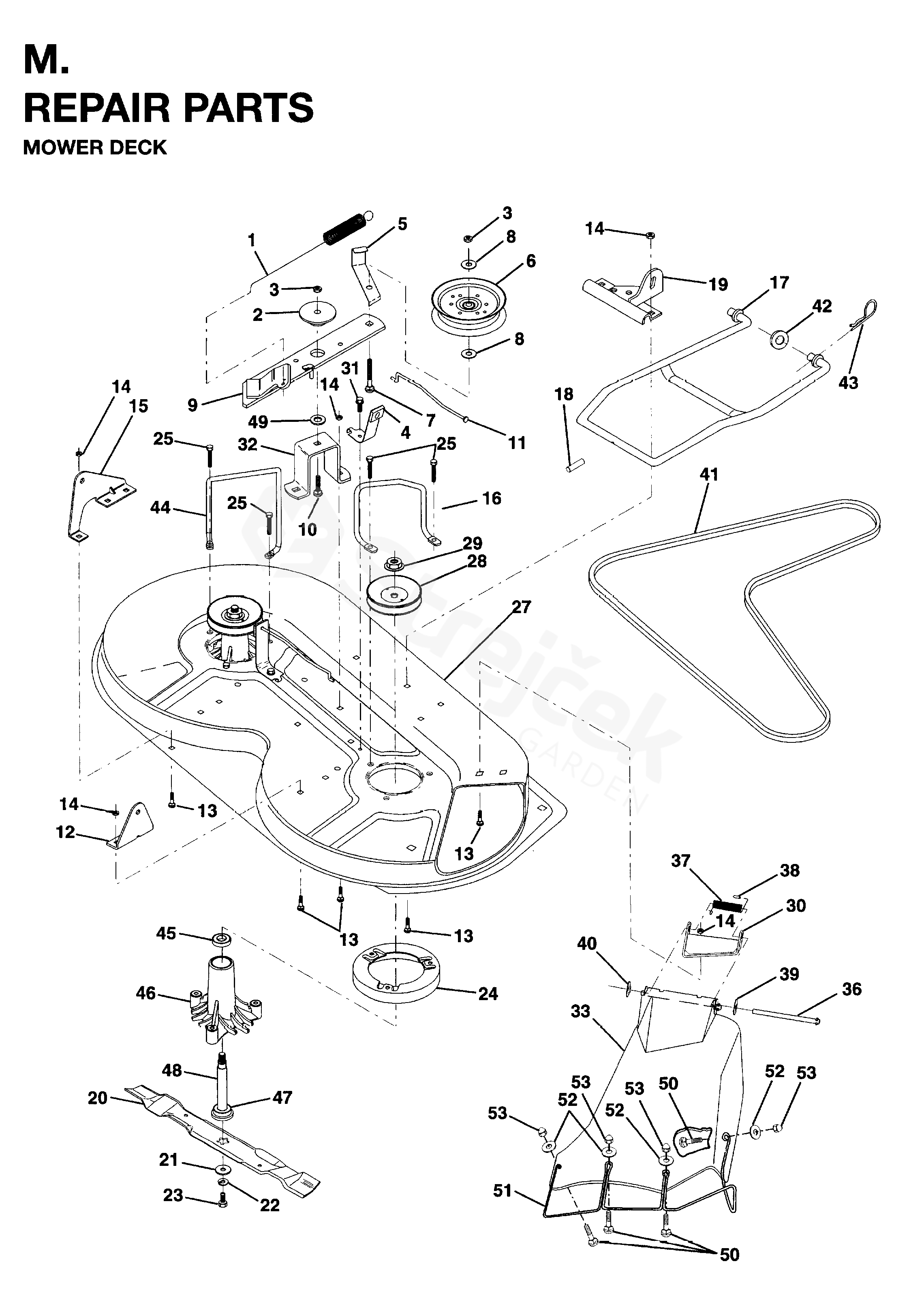 Spare parts - Partlist - LR 12C LR 12C, 36, 954820181, 1996-01 - MOWER ...