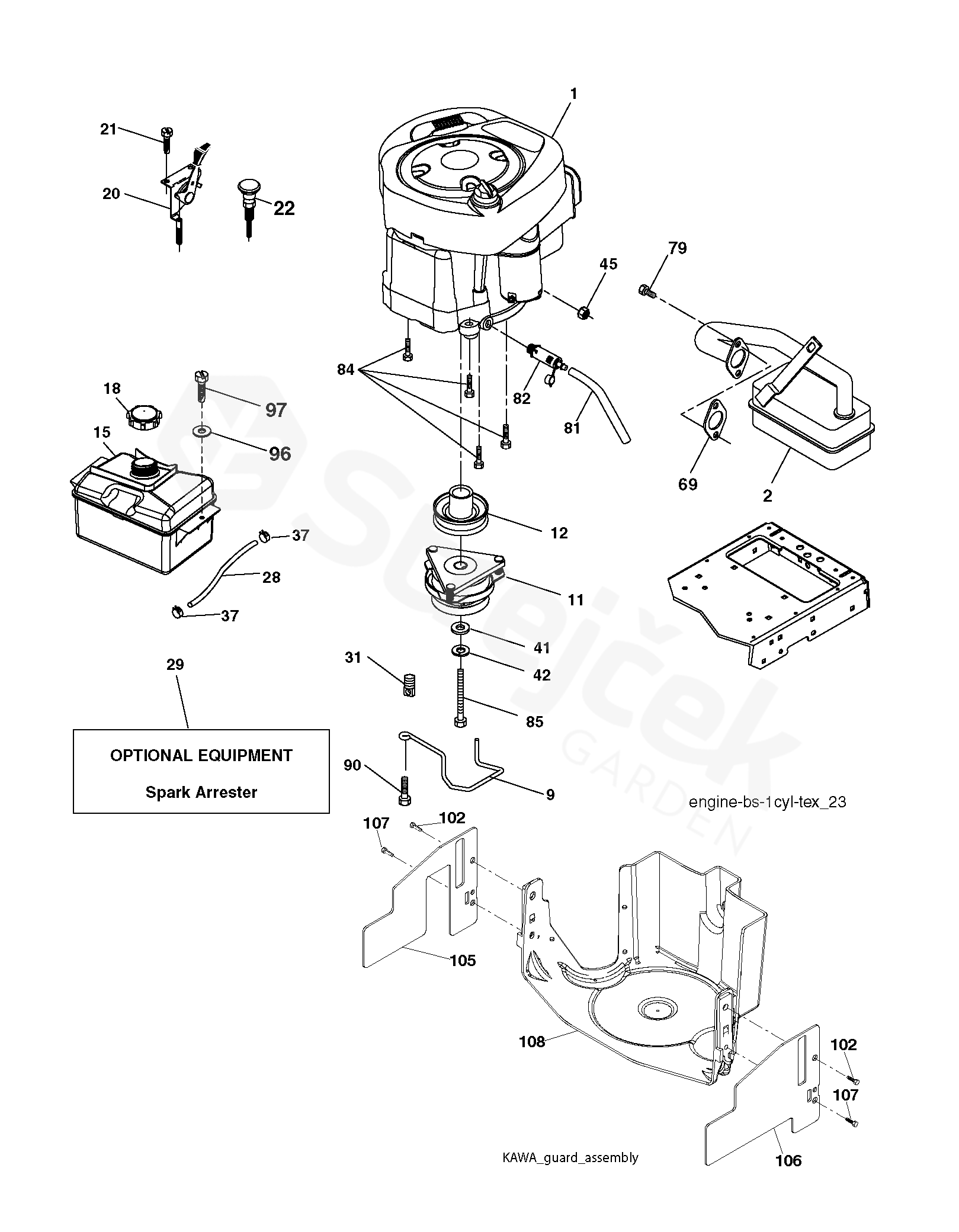 Spare parts - Partlist - M155107H M155107H, 96041000701, 2009-01 ...