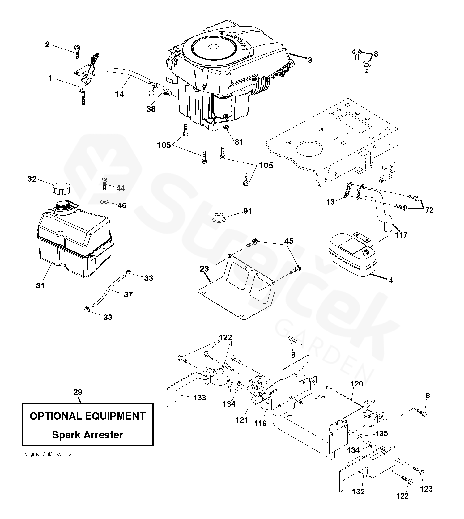 Spare parts - Partlist - CTH171 CTH171, 96061018404, 2009-03 - ENGINE ...