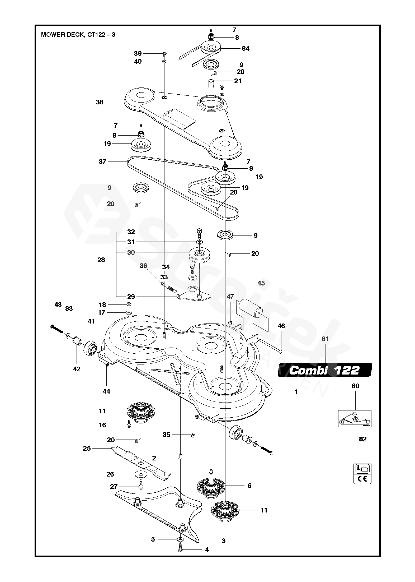 Spare parts - Partlist - P524 P524, 967847901, 2018 - 48