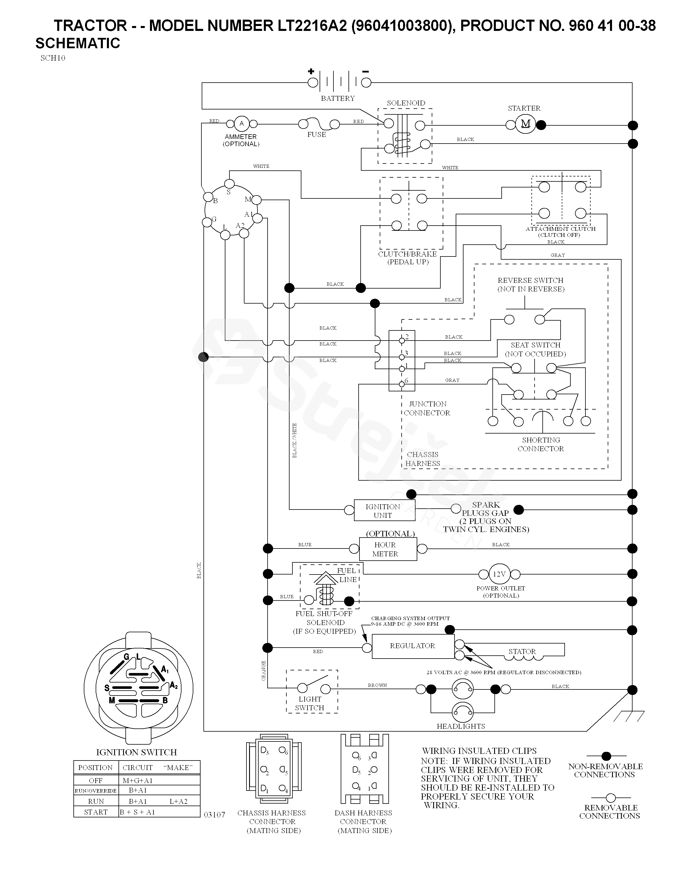 Spare parts - Partlist - LT 2216 A2 LT 2216 A2, 96041003800, 2007-04 ...