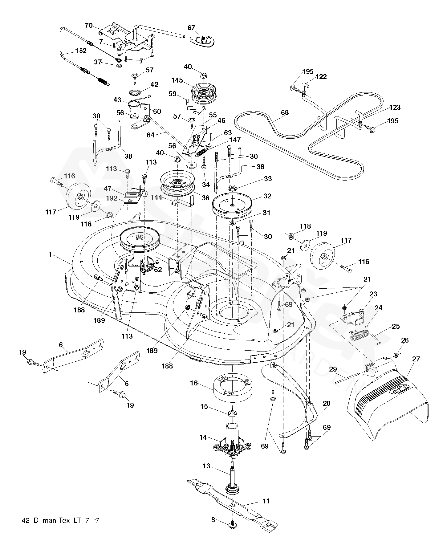 Spare Parts - Partlist - P125107h P125107h, 96041001300, 2008-03 