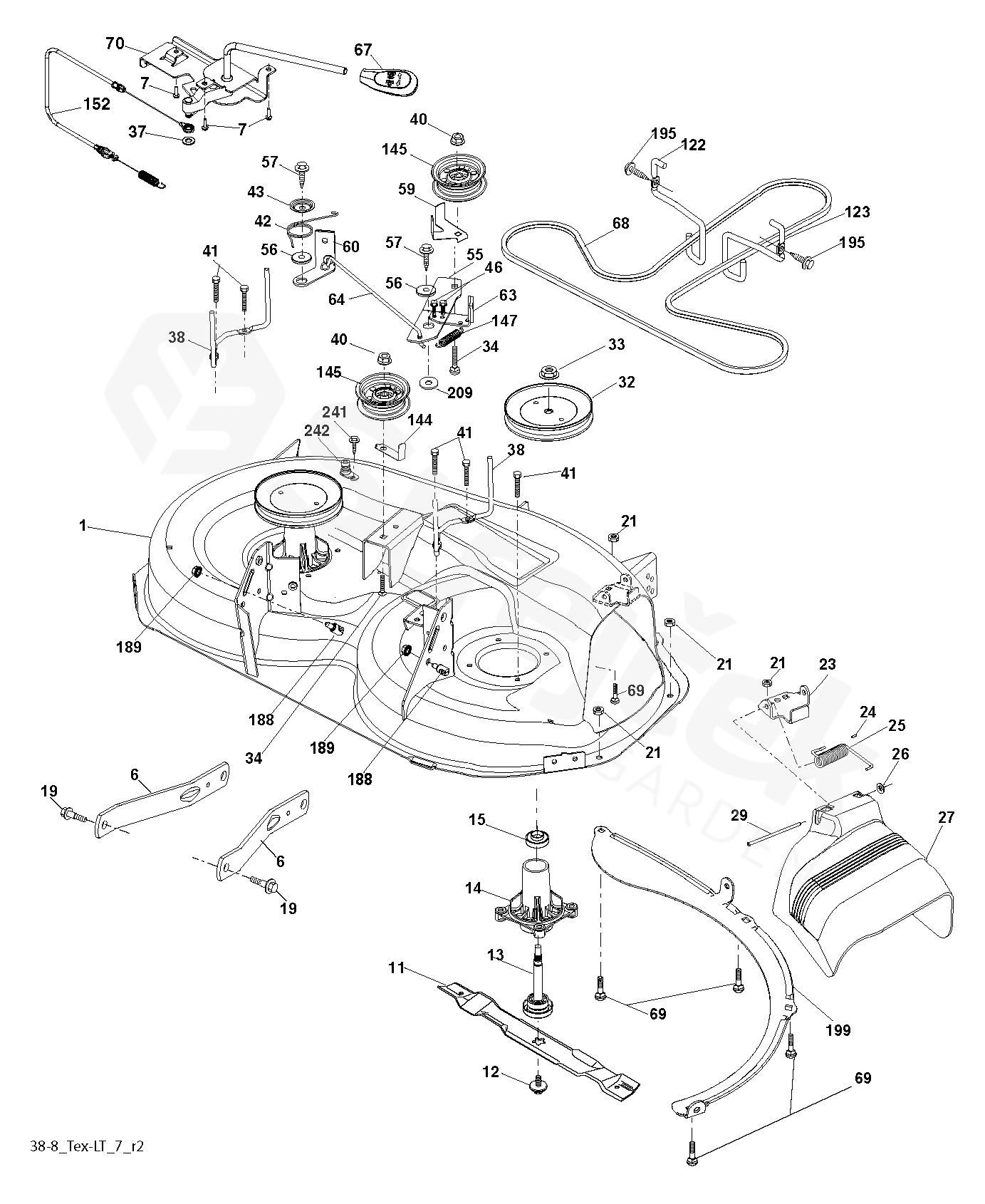 Spare parts - Partlist - M17538H M17538H, 96041023202, 2013-06 - MOWER ...