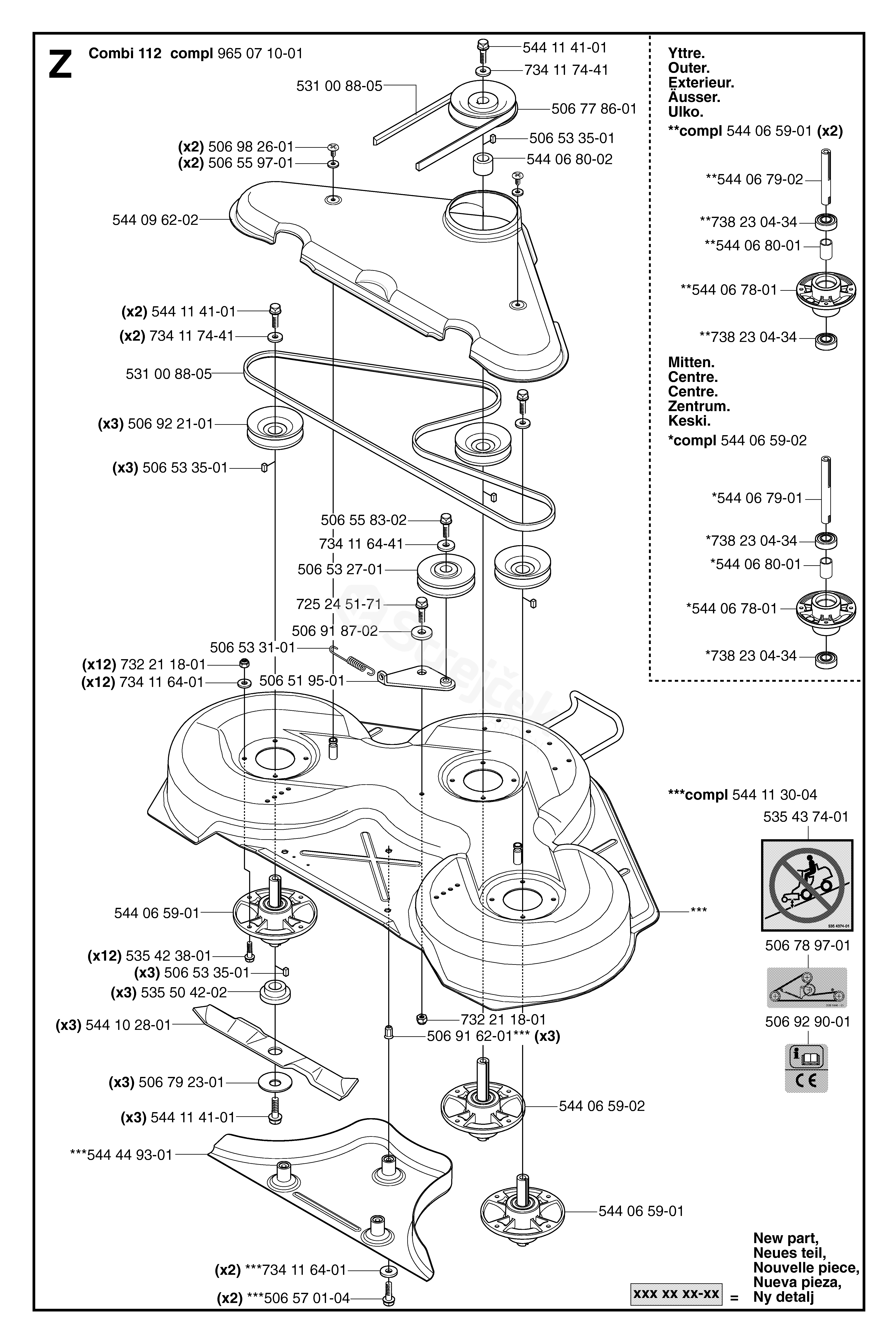 Spare parts - Partlist - FR2116 MA 4x4 FR2116 MA 4x4, 965094901, 2007 ...