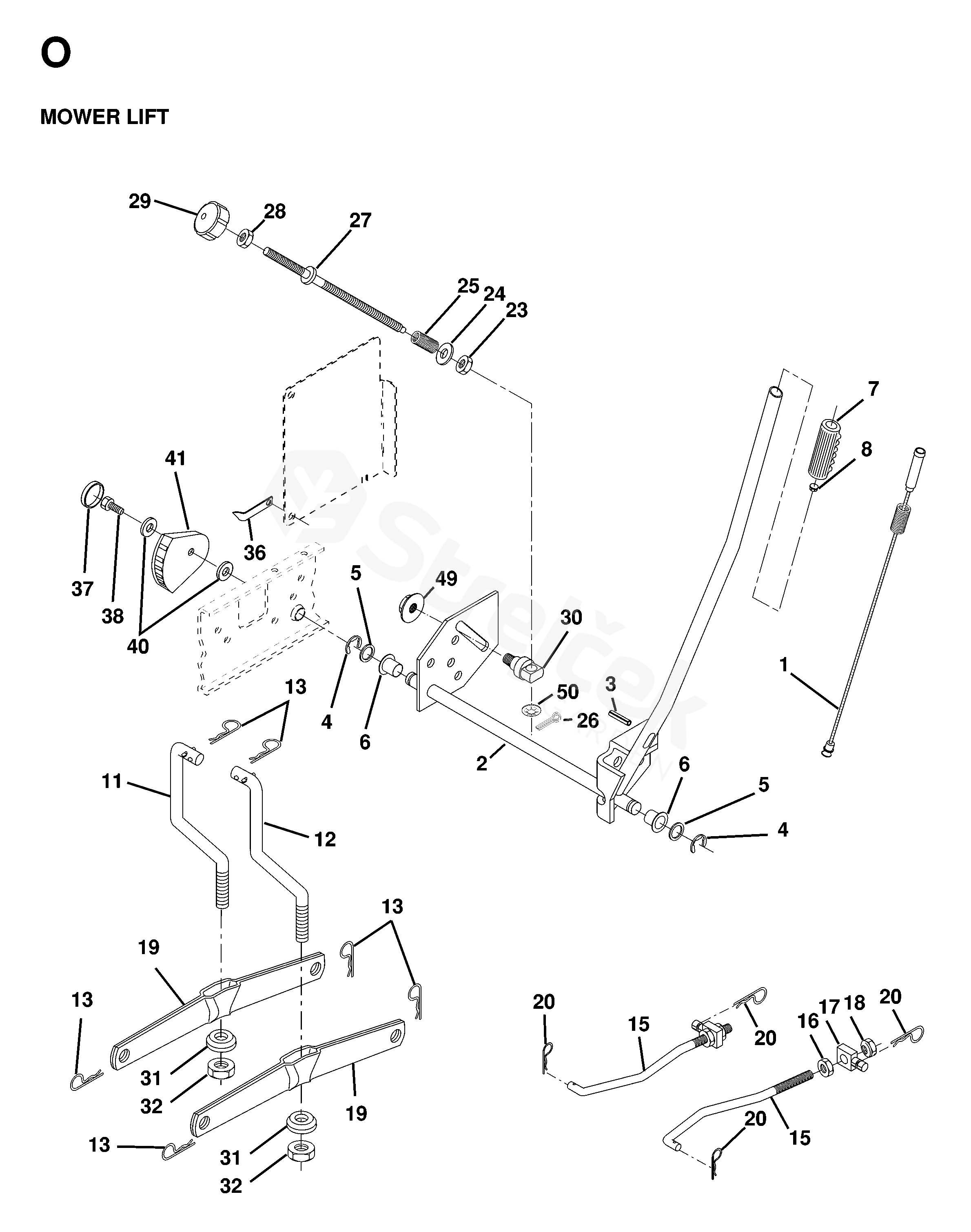 Spare parts - Partlist - LTH 16 LTH 16, 42, 1998-01 - MOWER LIFT / DECK ...