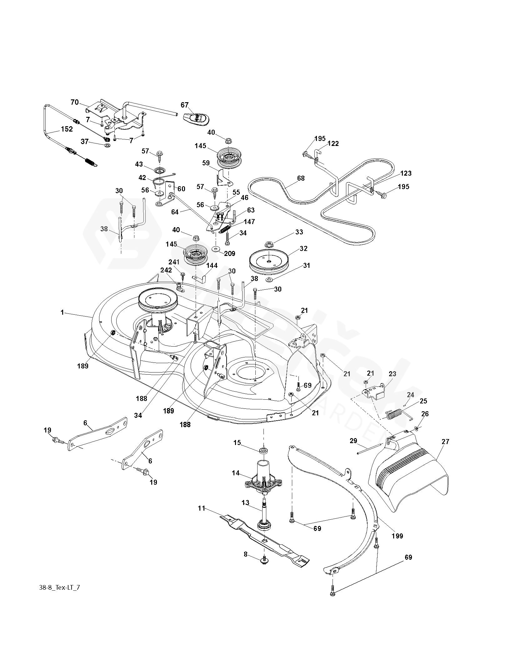 Spare parts - Partlist - M13538 M13538, 96041017701, 2010-03 - MOWER ...