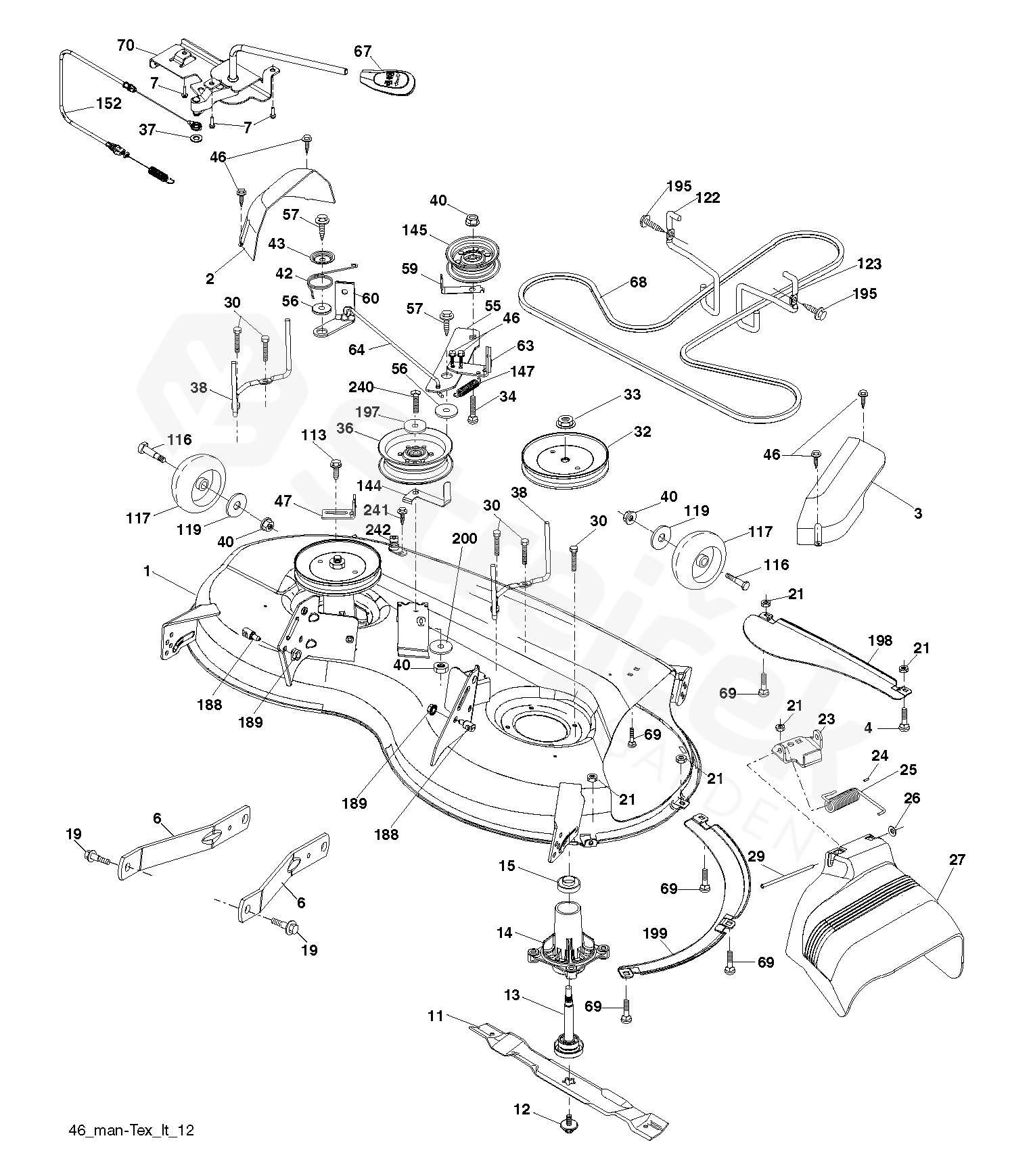 Spare parts - Partlist - LT 2320 A2 LT2320A2, 96041034700, 2013-06 ...