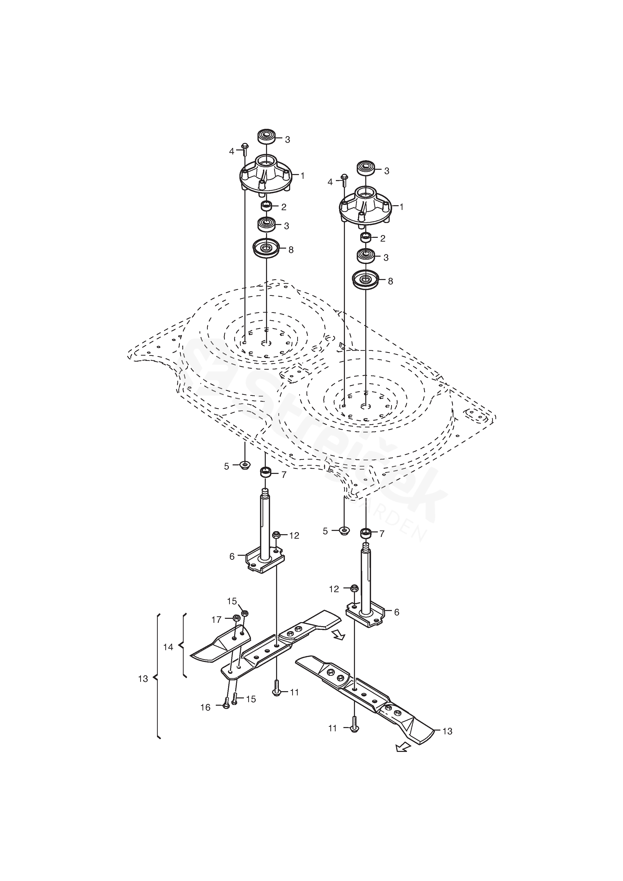 Snapper spx discount 42 belt diagram