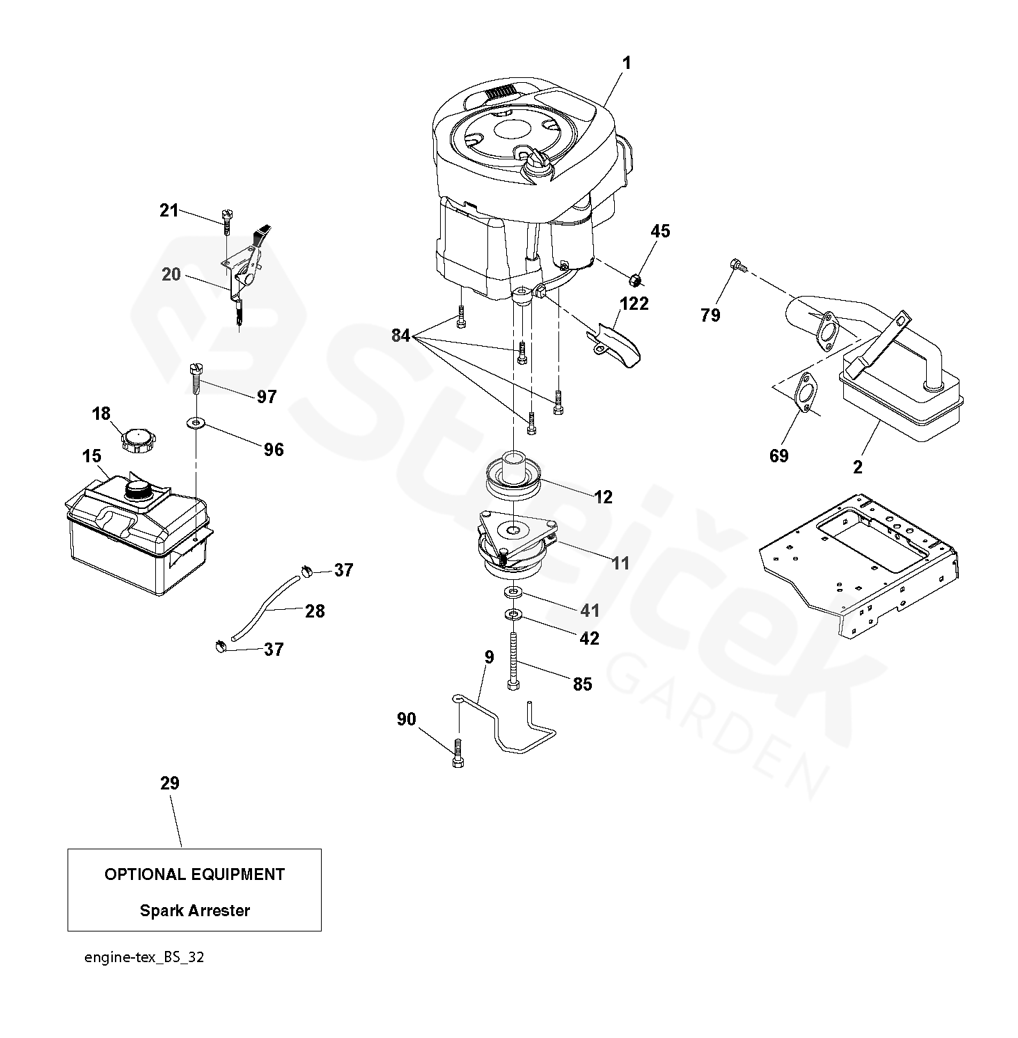 Spare parts - Partlist - CTH126 CTH126, 96051000801, 2011-07 - ENGINE ...