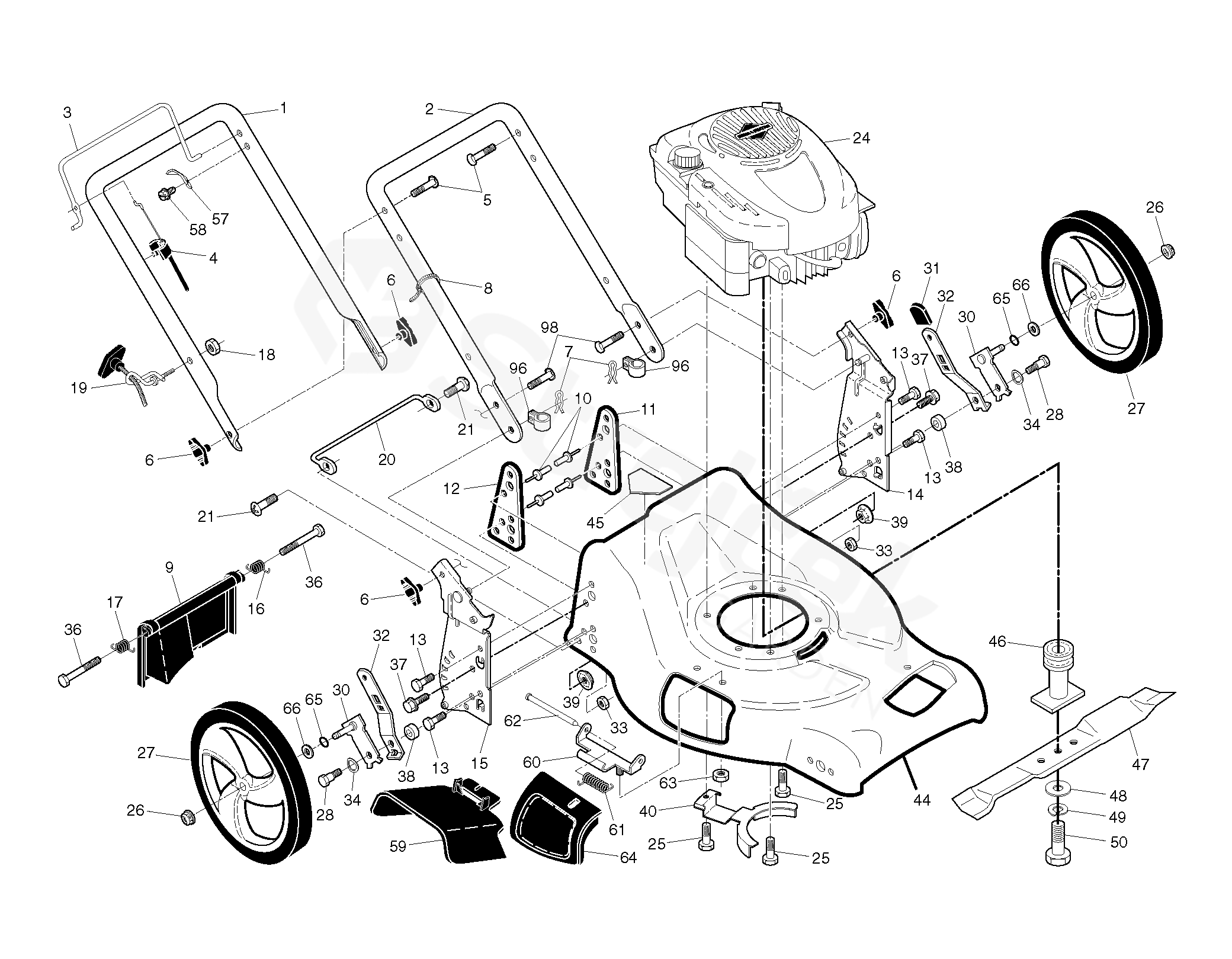 Spare parts - Partlist - M53-625 DW M53-625 DW, 96141024800, 2011-11 ...